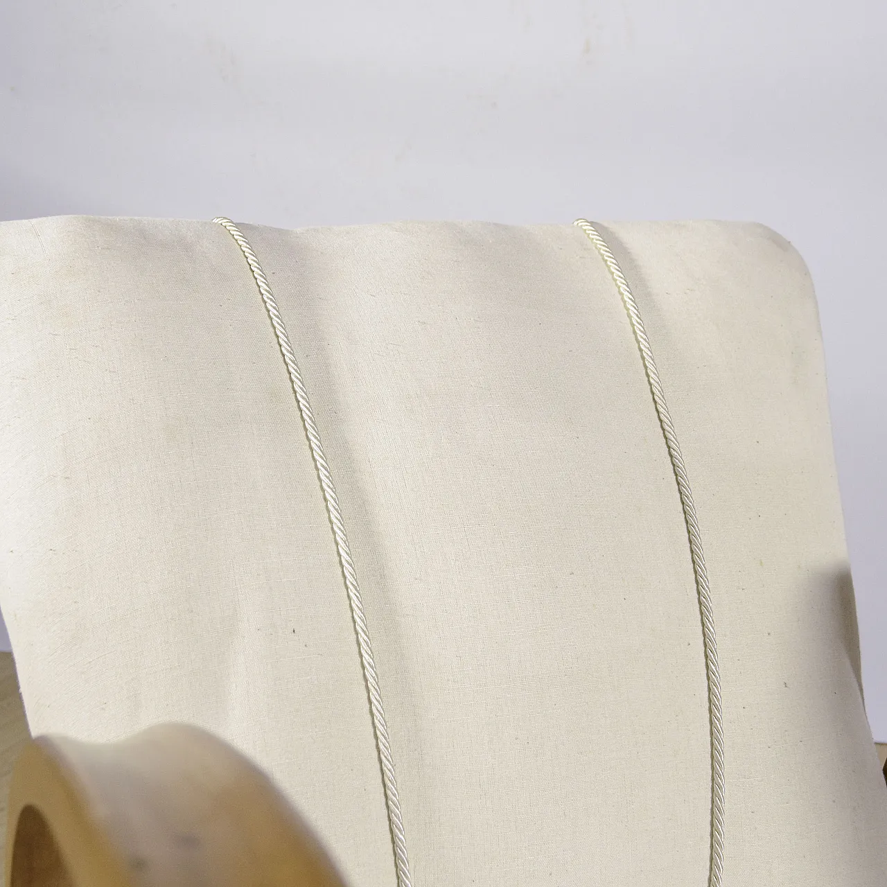 Coppia di poltrona Art Deco con braccioli ricurvi e tessuto, anni '30 8