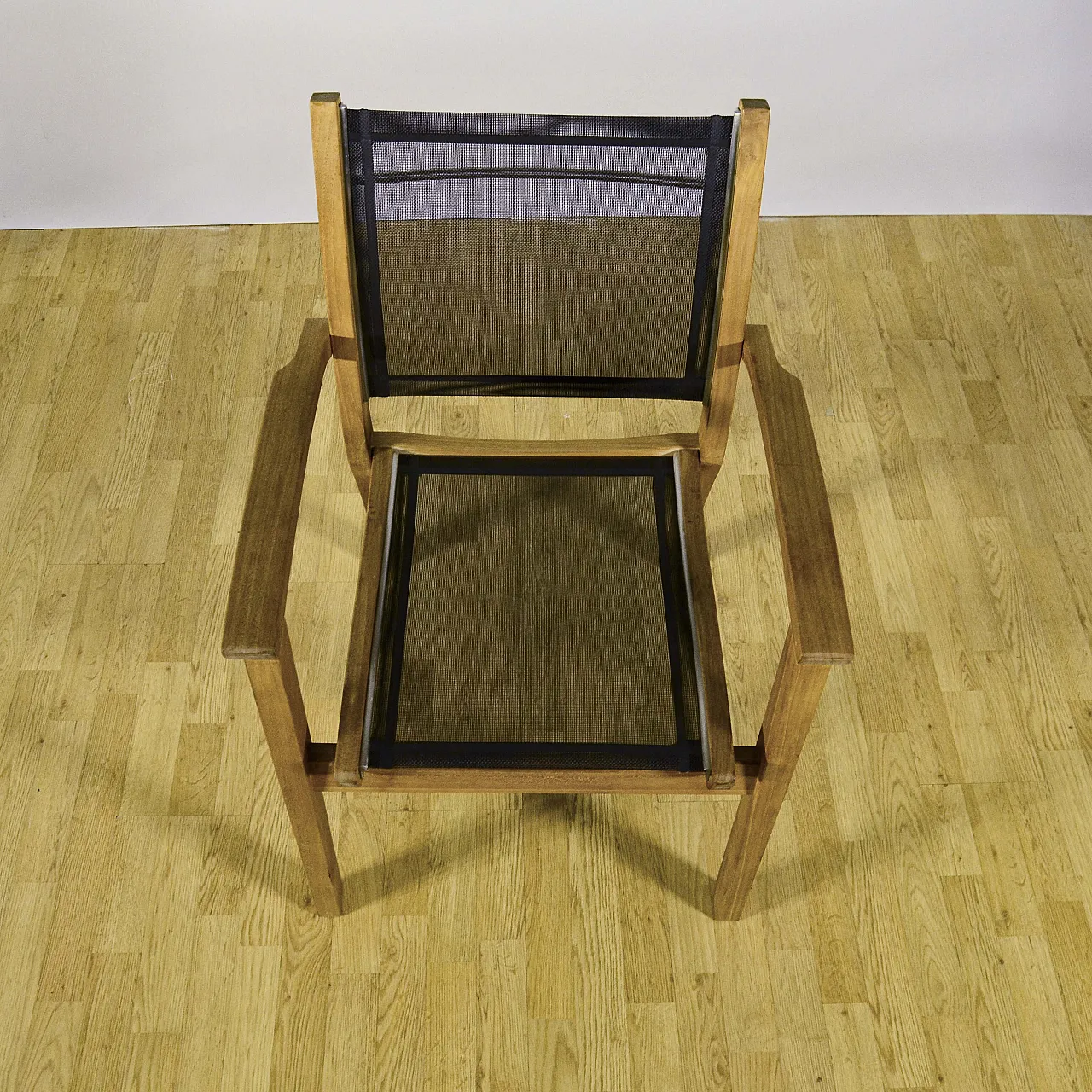 4 Sedie da giardino Plàthea by Marcelindo in legno e tessuto, '900 5