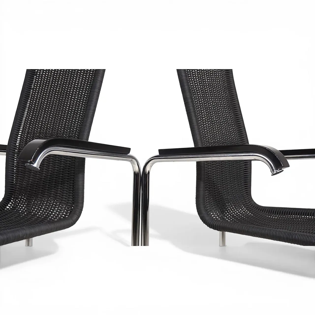 Coppia di sedie Tecta D25 con braccioli di Axel Bruchhäuser, anni '80 4