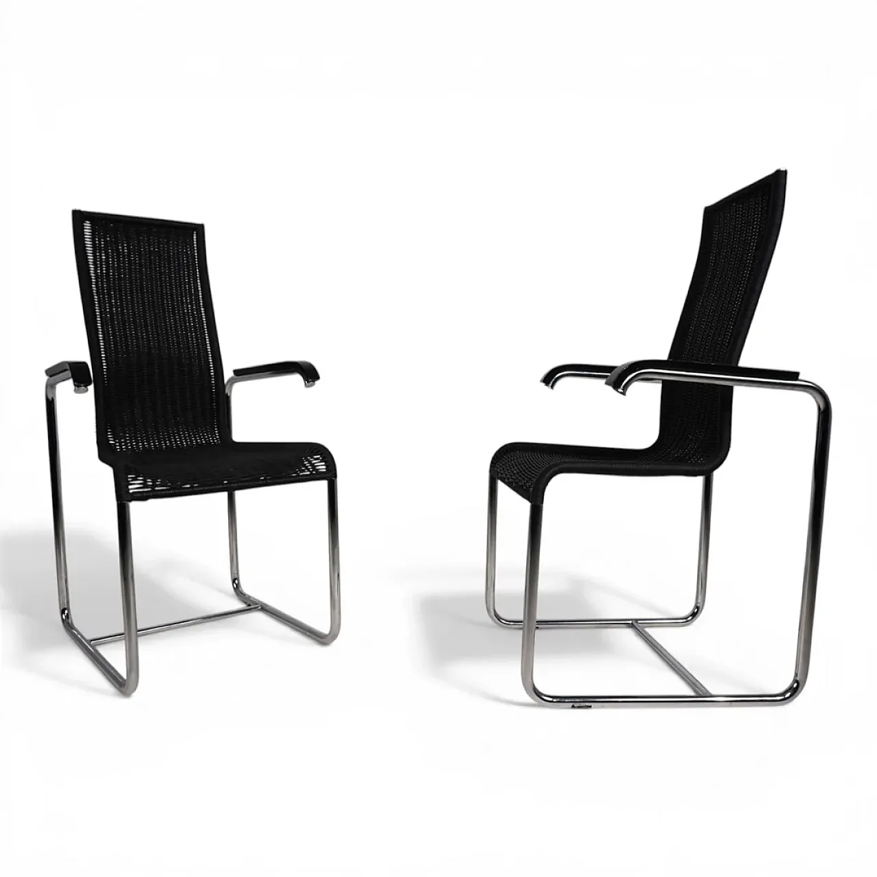 Coppia di sedie Tecta D25 con braccioli di Axel Bruchhäuser, anni '80 7