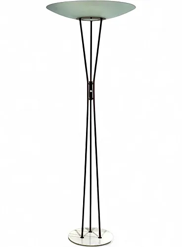 Lampada da terra di Gaetano Scolari per Stilnovo, anni '50