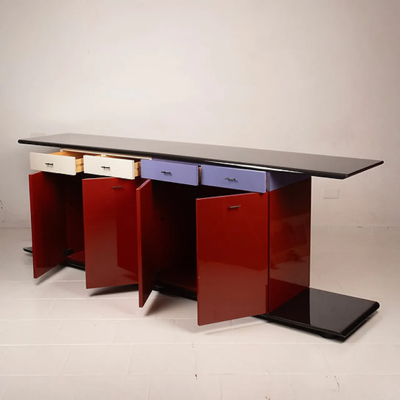 Kinu sideboard by Motomi Kawakami for Arflex, 1980s 8