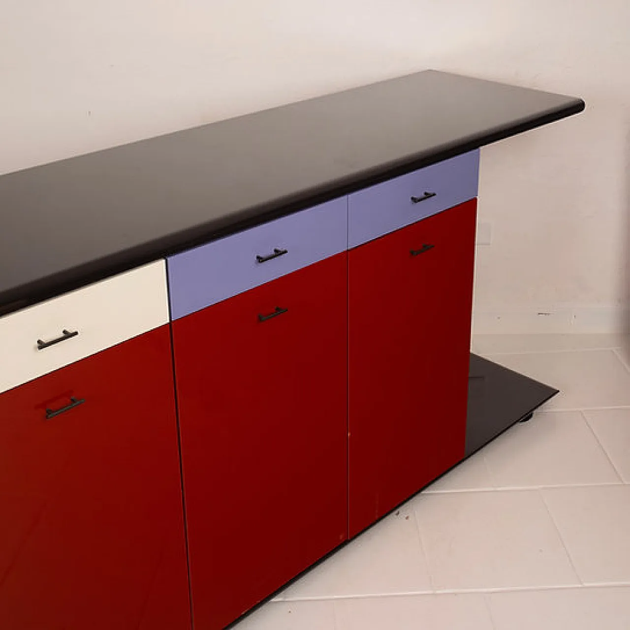 Kinu sideboard by Motomi Kawakami for Arflex, 1980s 10