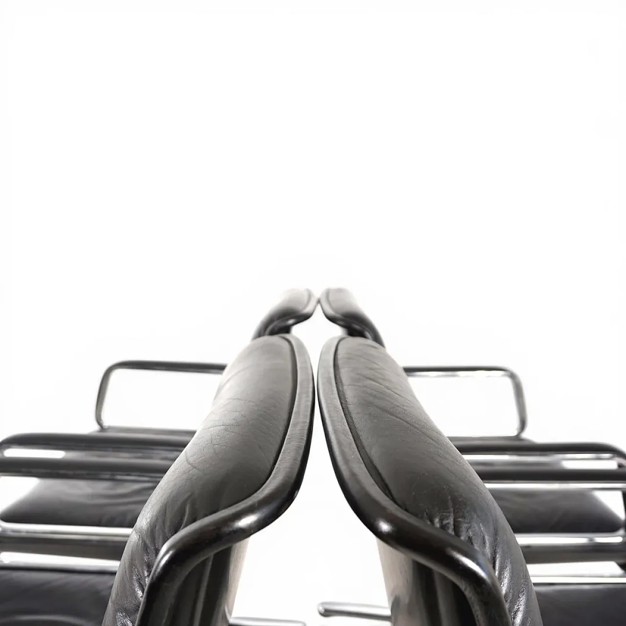 4 sedie girevoli Wilkhahn Delta di Delta Design, anni '70 7