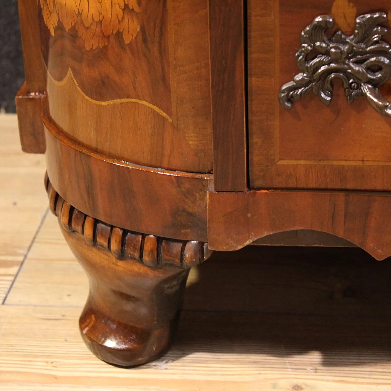Dutch inlaid chest of drawers, 20th century 10