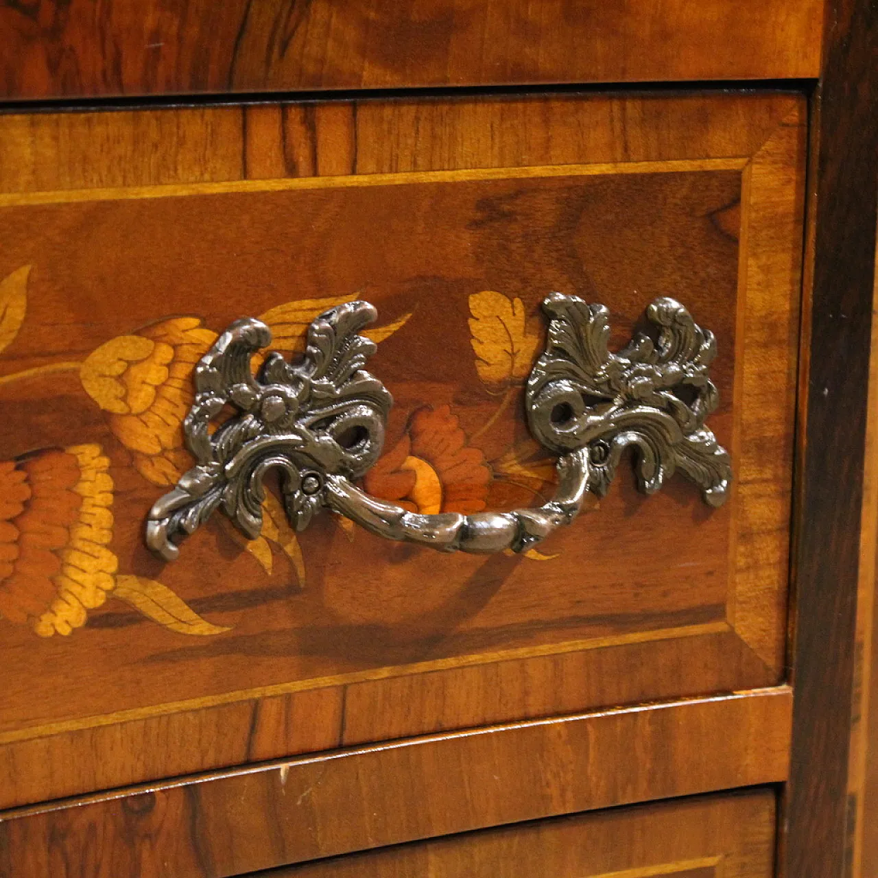 Dutch inlaid chest of drawers, 20th century 11