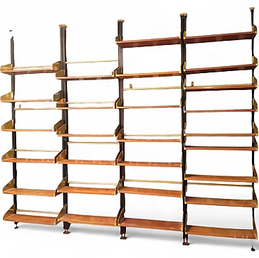 4 Librerie di FEAL in alluminio e legno, '900