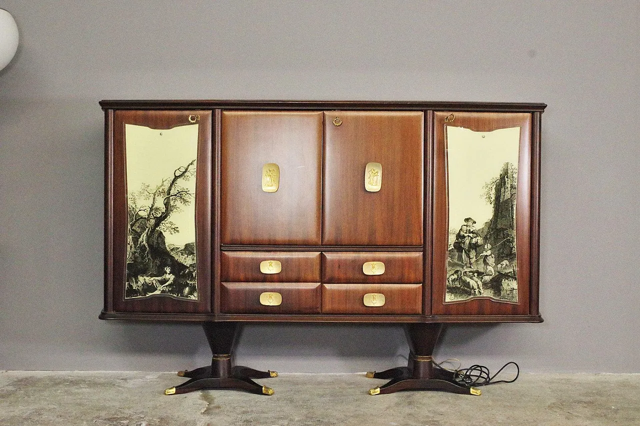 Rigamonti Brothers dining set, 1940s 2