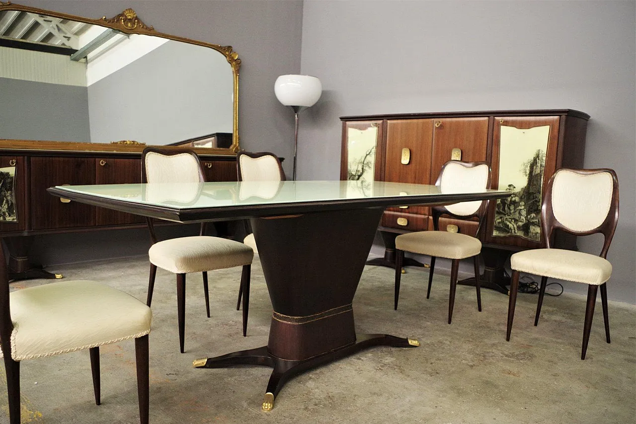 Rigamonti Brothers dining set, 1940s 6