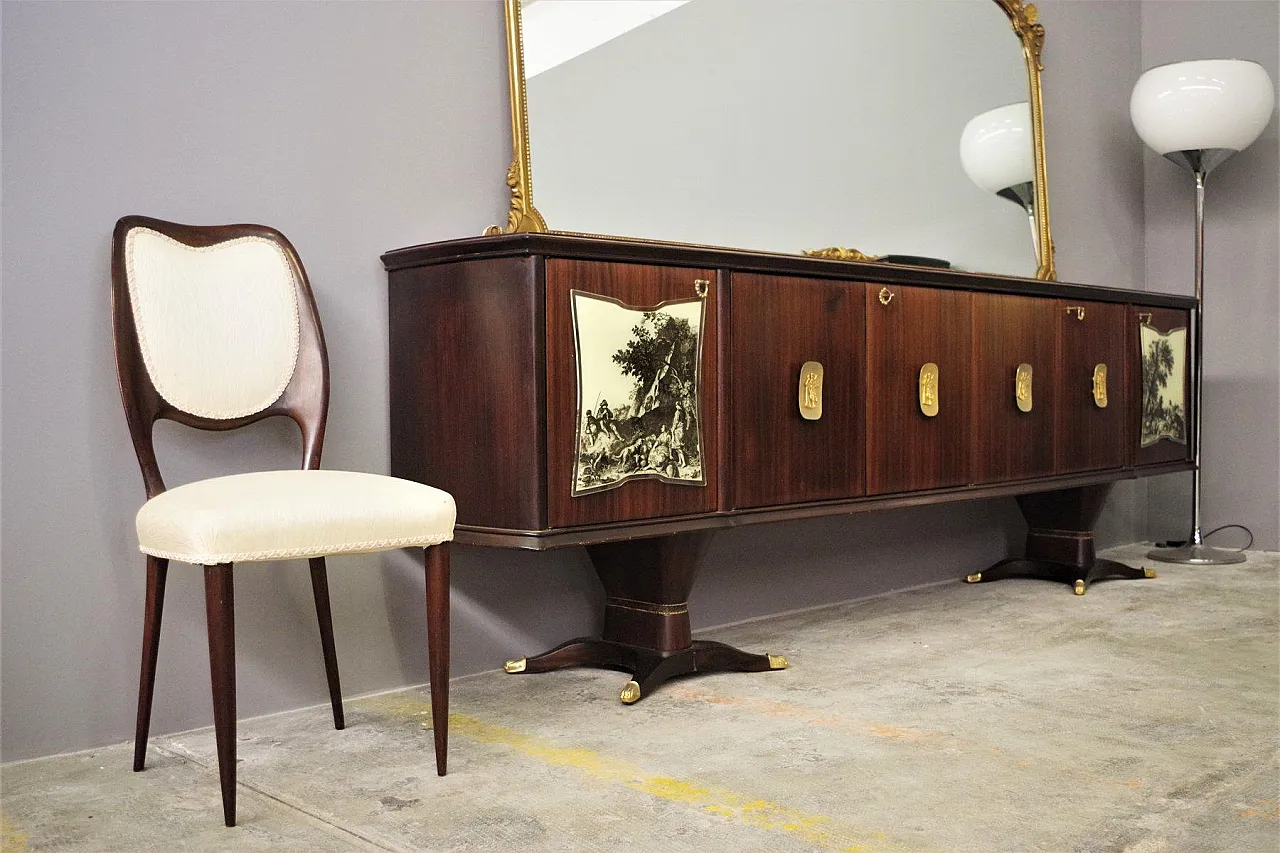 Rigamonti Brothers dining set, 1940s 8