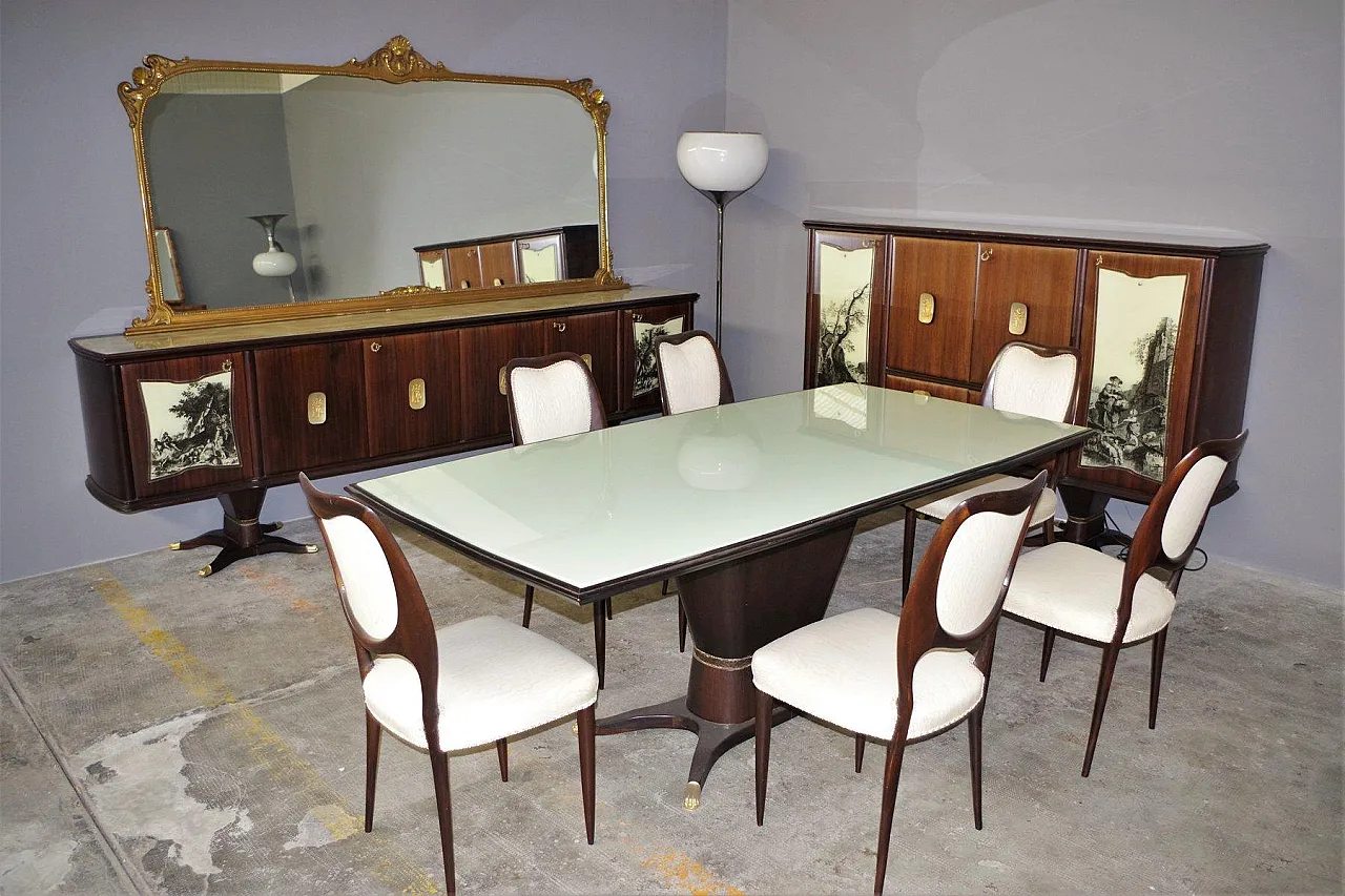 Rigamonti Brothers dining set, 1940s 9
