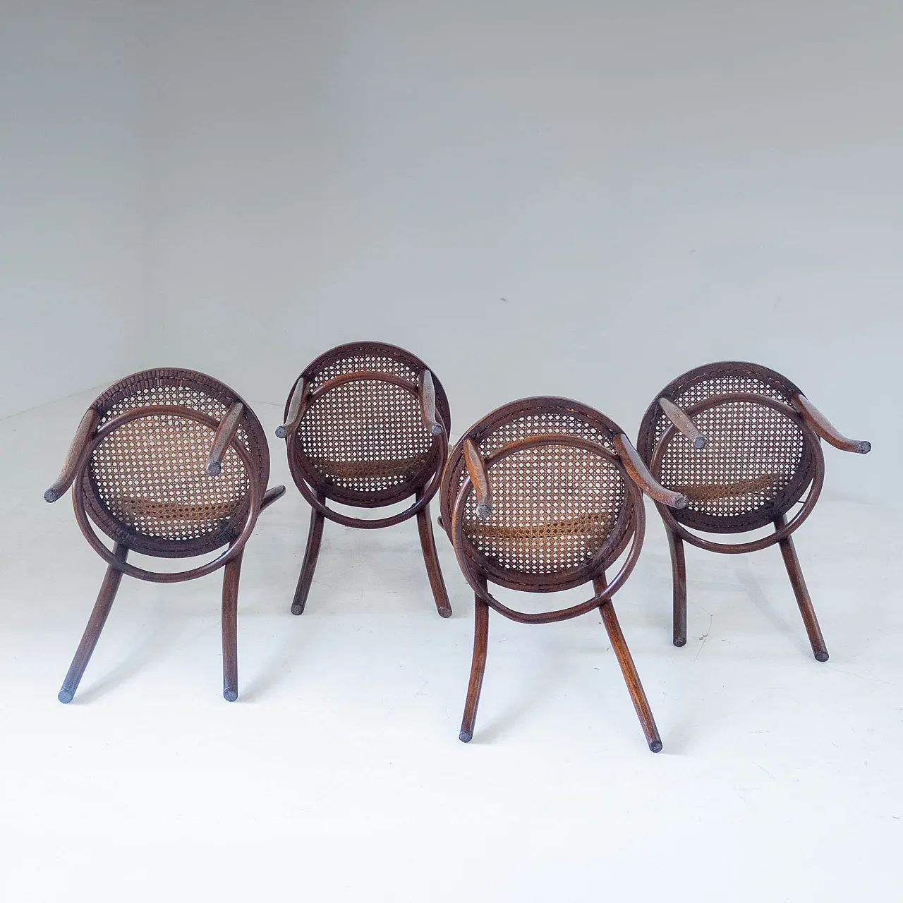 4 dining chairs, by Josef Hoffmann, Austria, 20th century 5