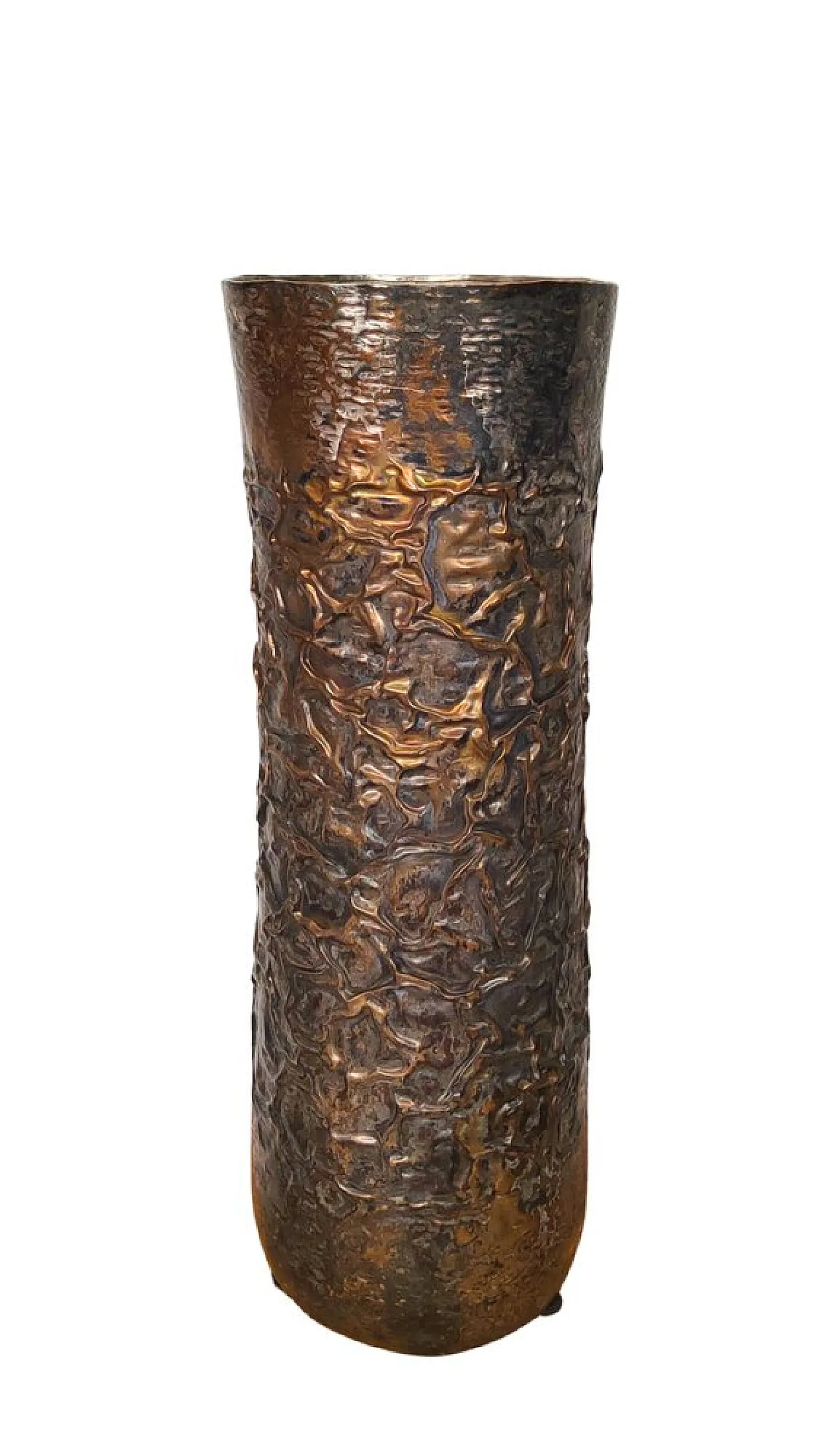 Silver-plated copper umbrella stand, 1960s 1