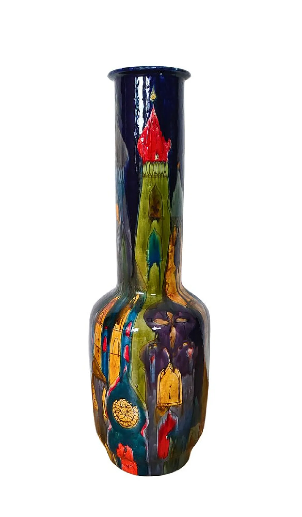 Vaso in ceramica di Elio Schiavon, anni '60 1