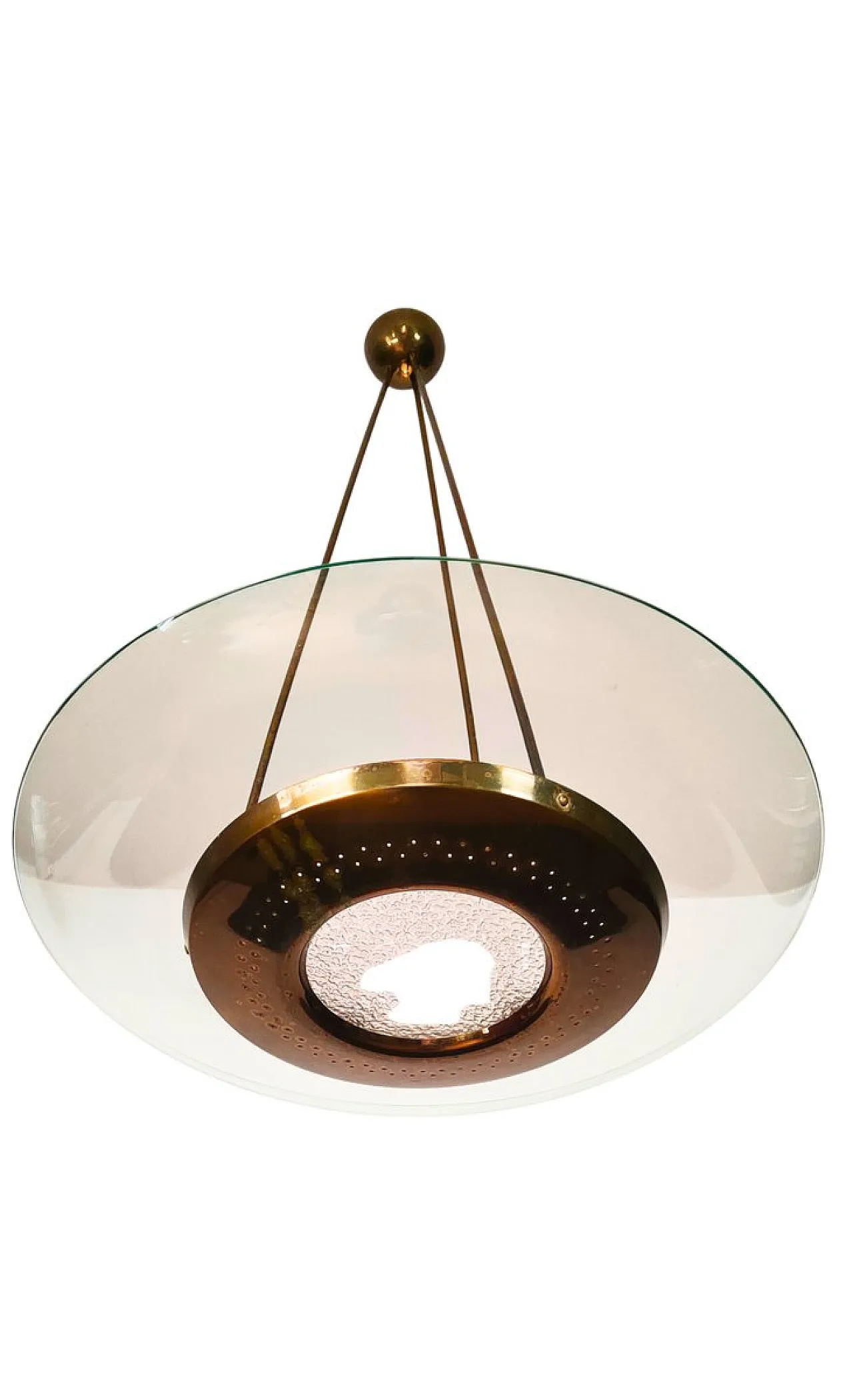 Lampada a sospensione di Stilnovo, anni '50 2