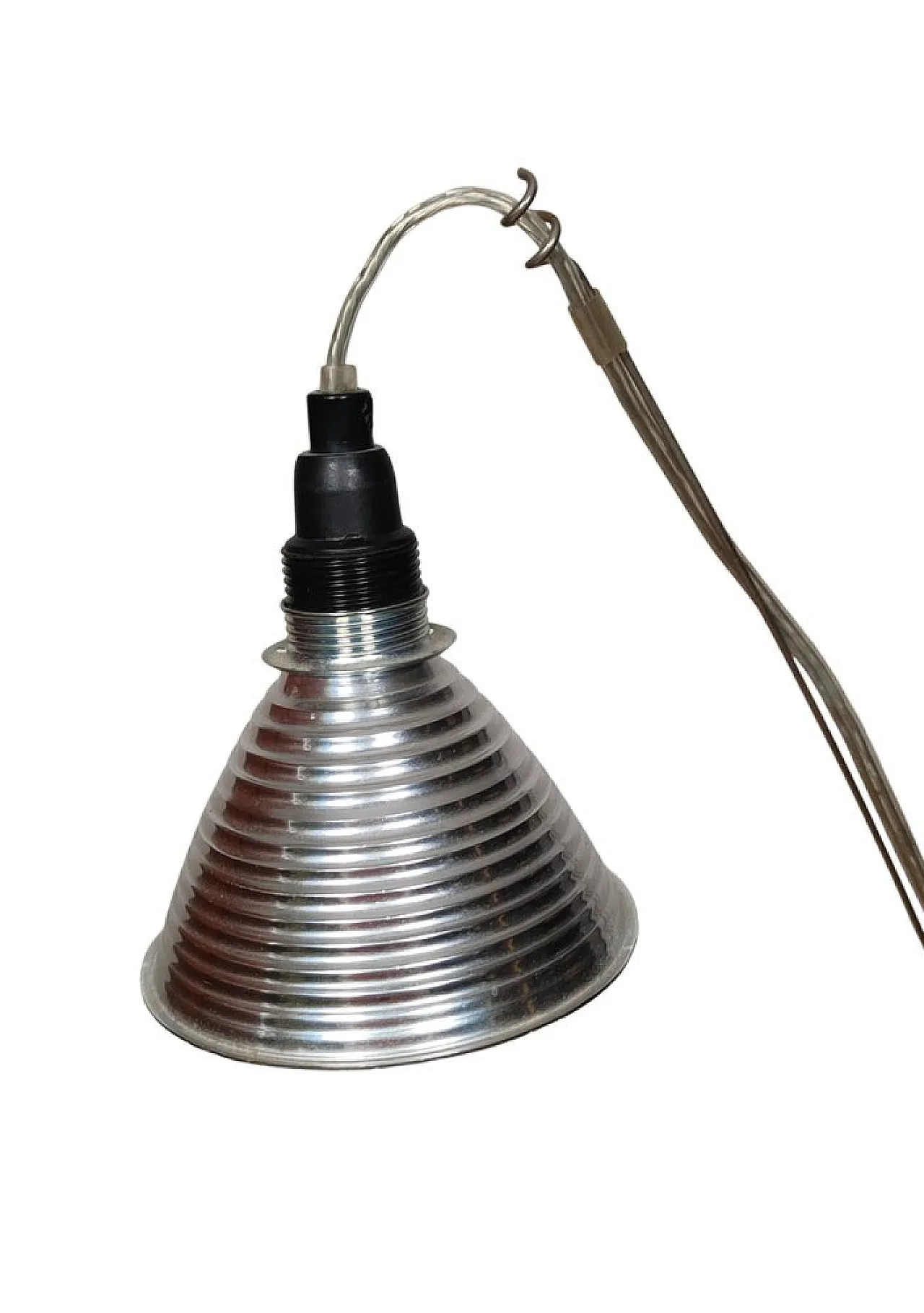 Aluminum table lamp by Jan Roth Grasl Vulgaris for Ingo Maurer, 1970s 2