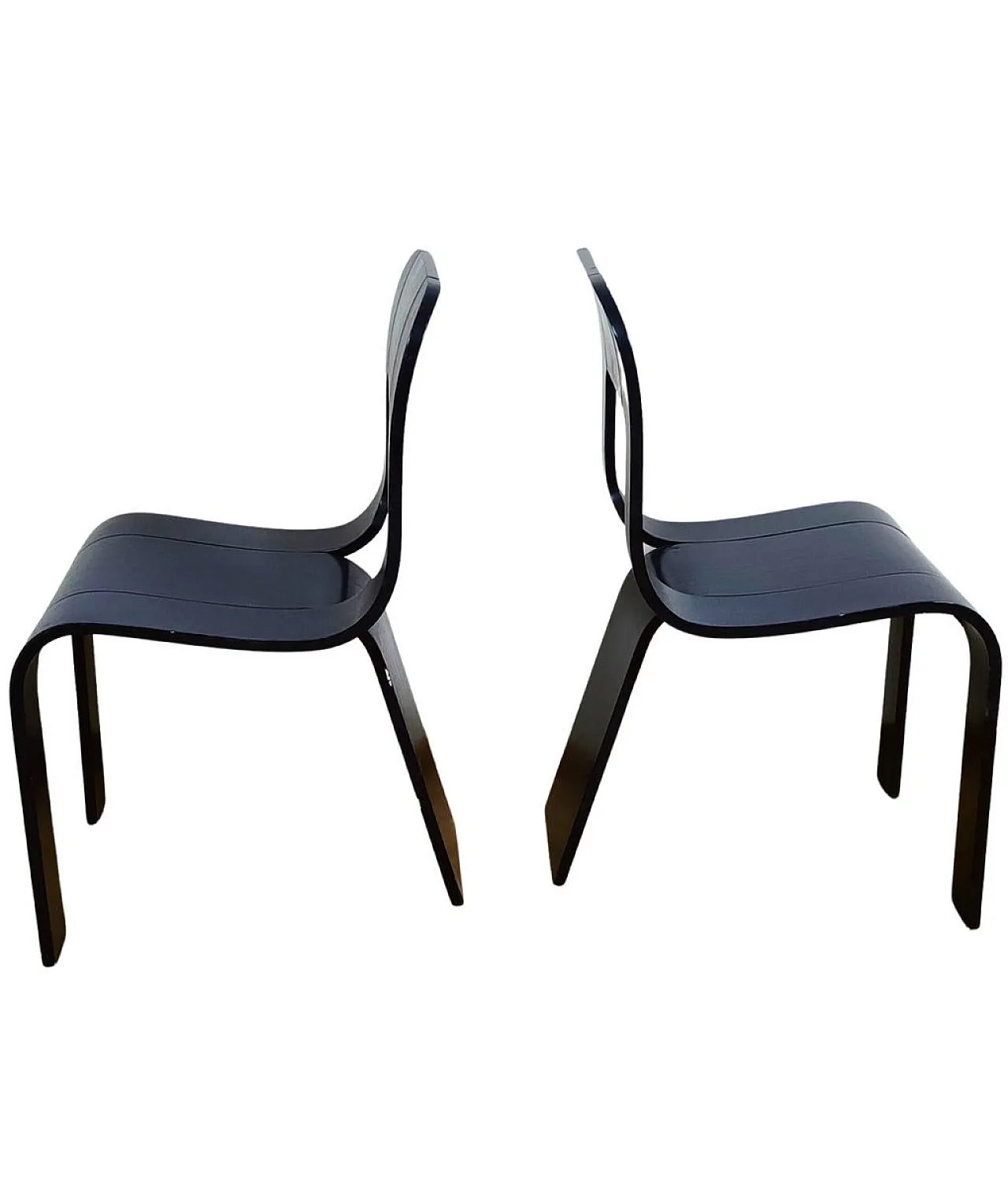 Pair of Model S chairs by Gigi Sabadin for Stilwood, 1970s 3