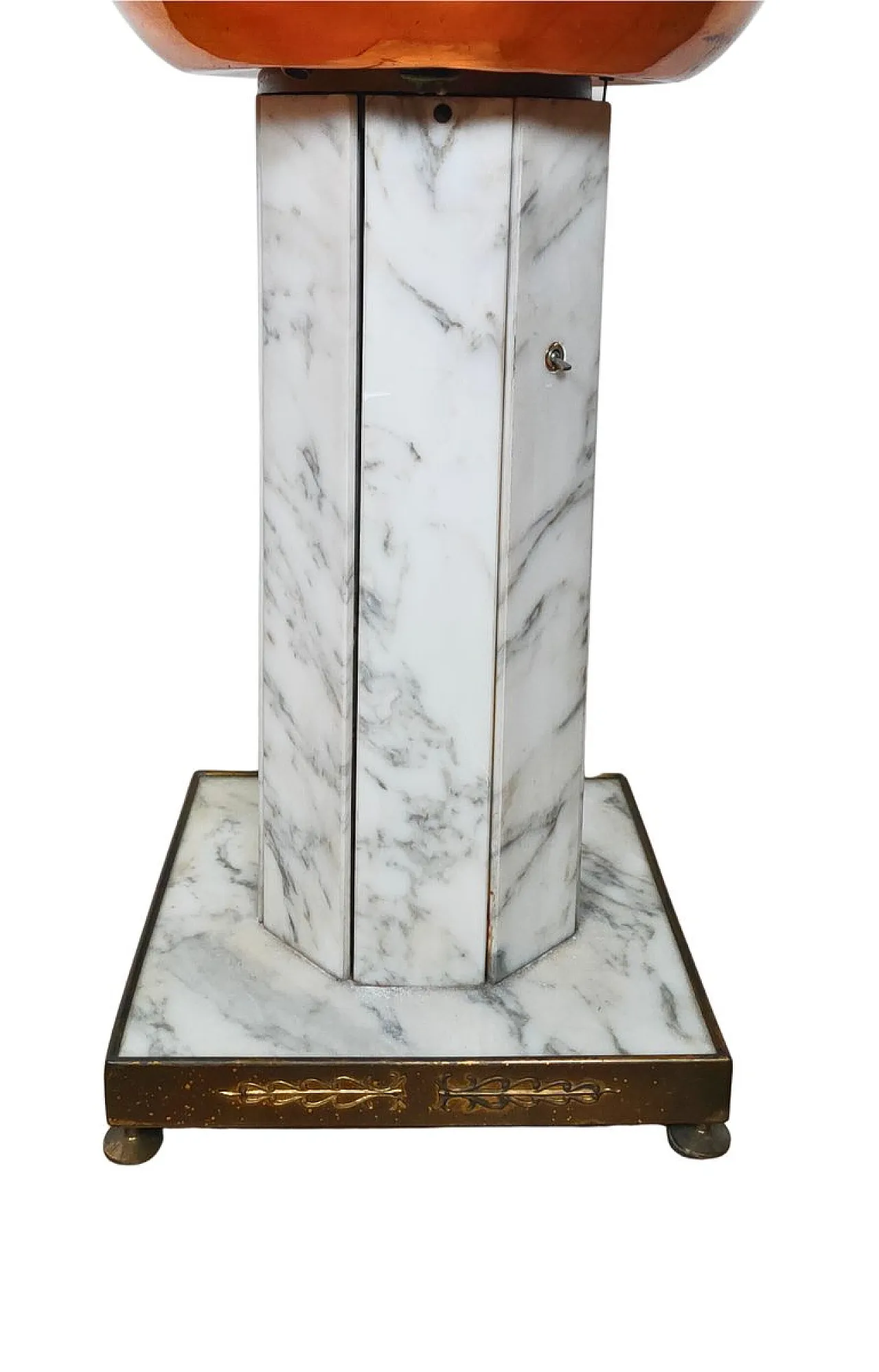 Fontana in marmo e rame, anni '60 3