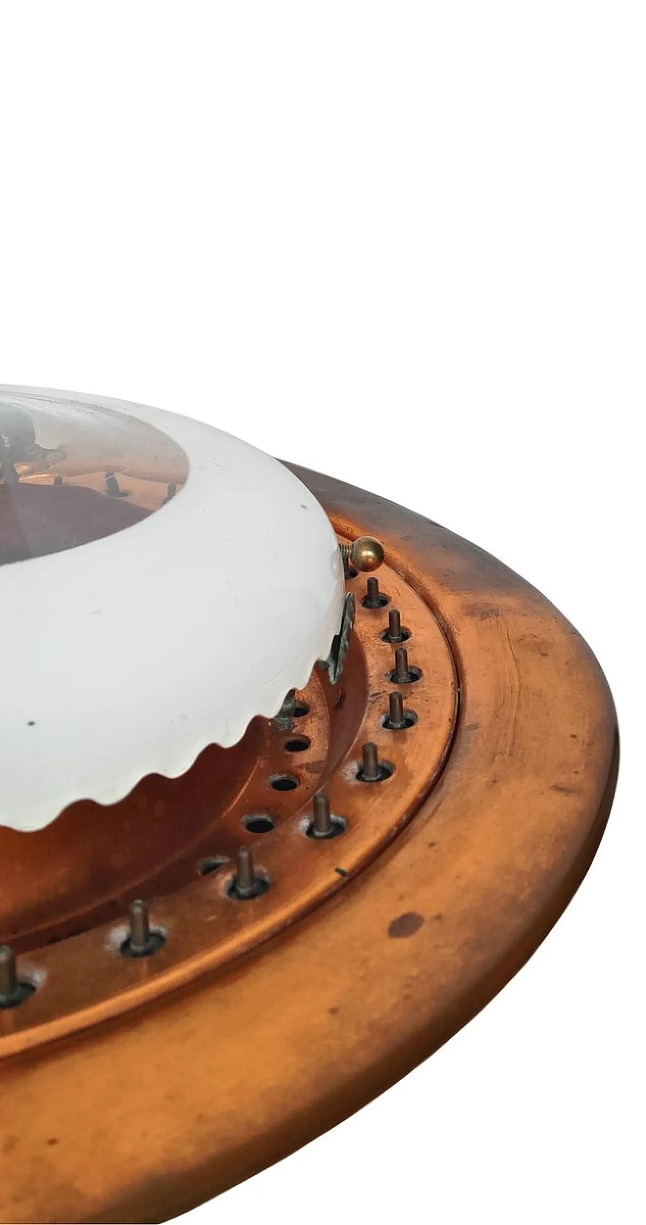 Fontana in marmo e rame, anni '60 4