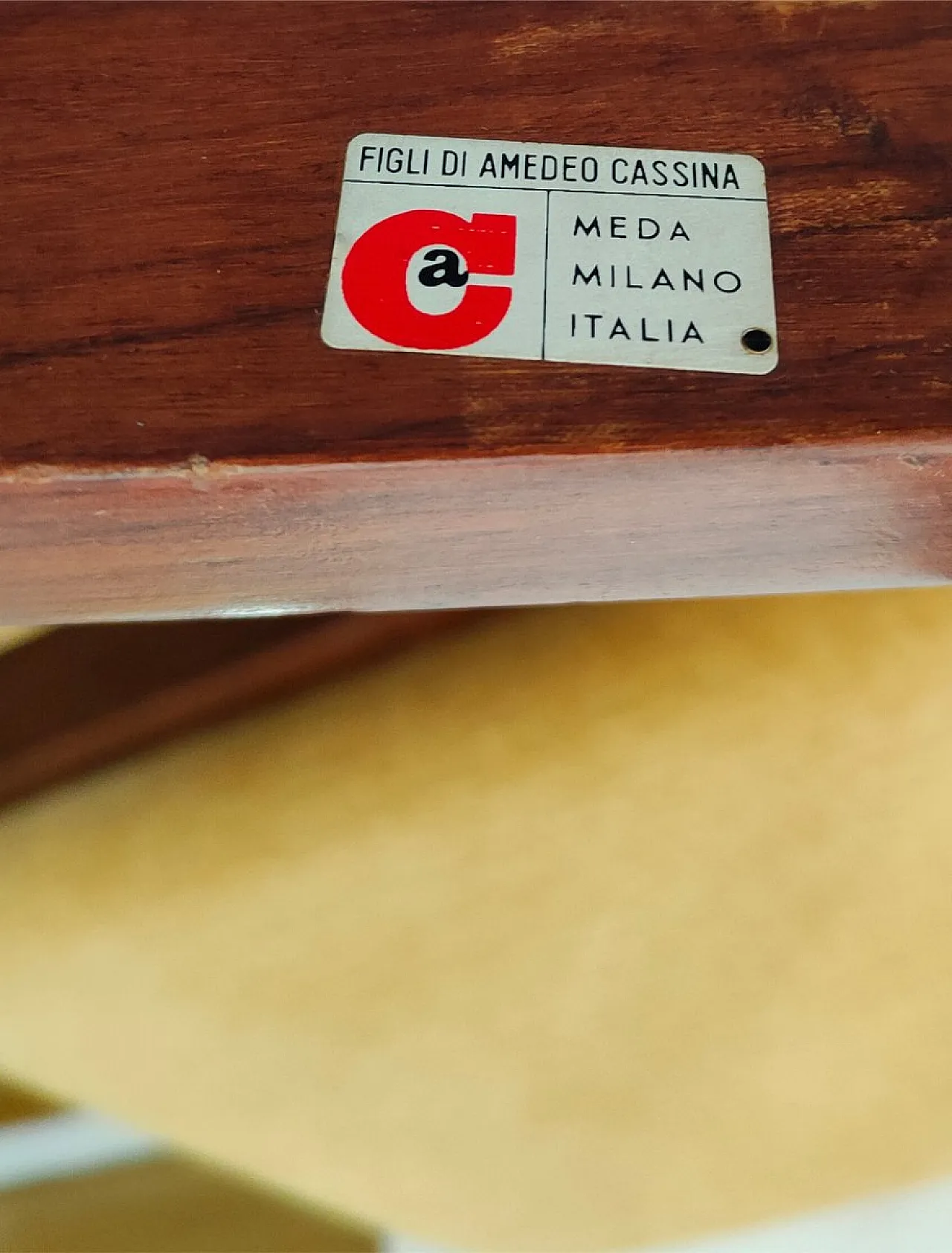 6 Sedie in palissandro di Giancarlo Frattini per Cassina, anni '60 5