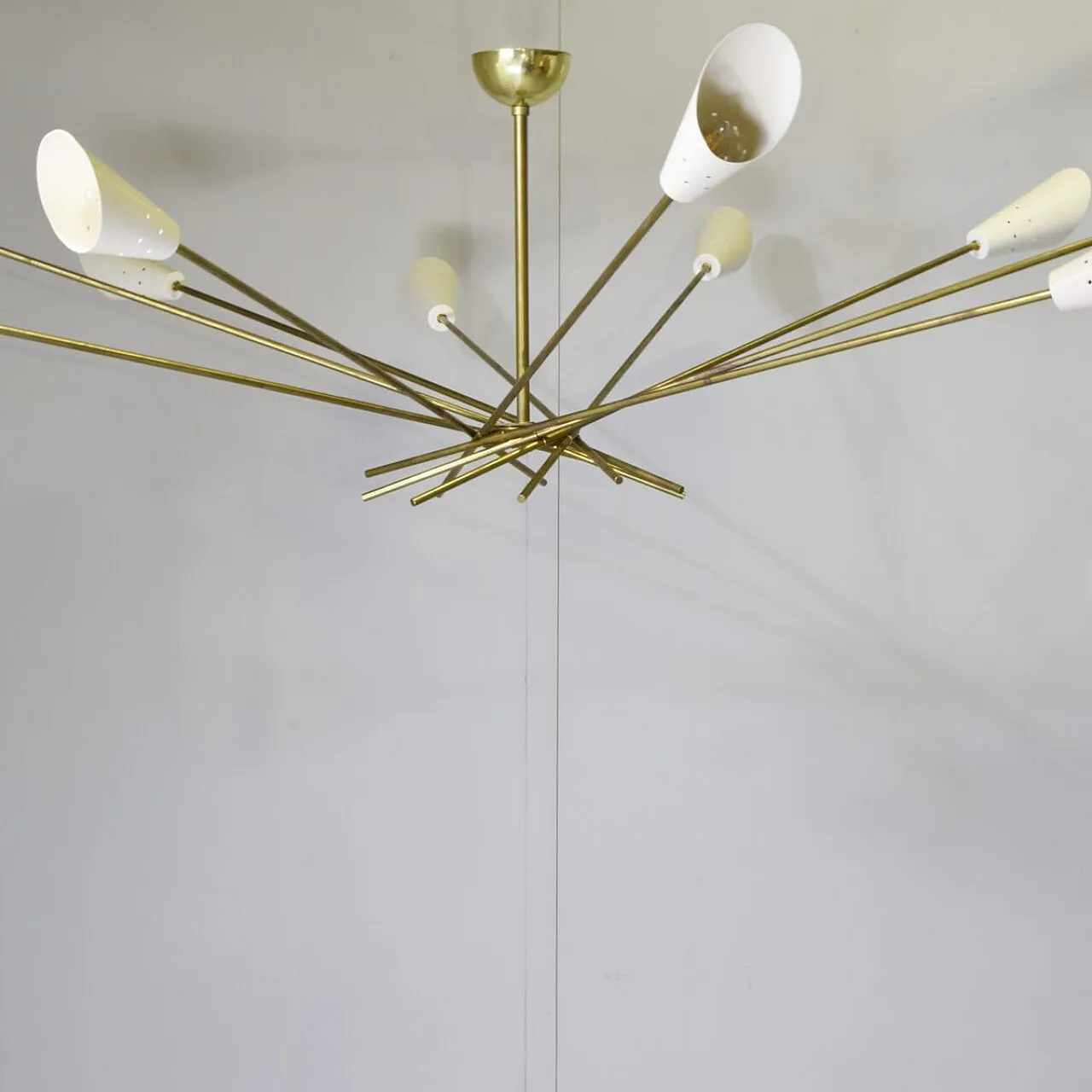 Shangai chandelier in the style of Stilnovo, 1960s 2