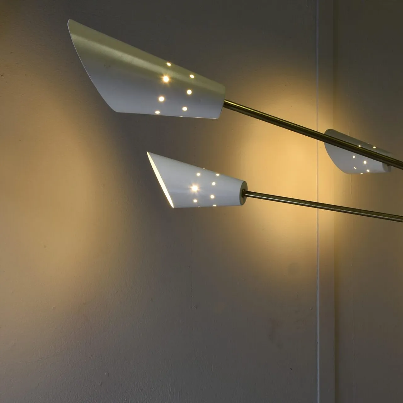 Shangai chandelier in the style of Stilnovo, 1960s 8