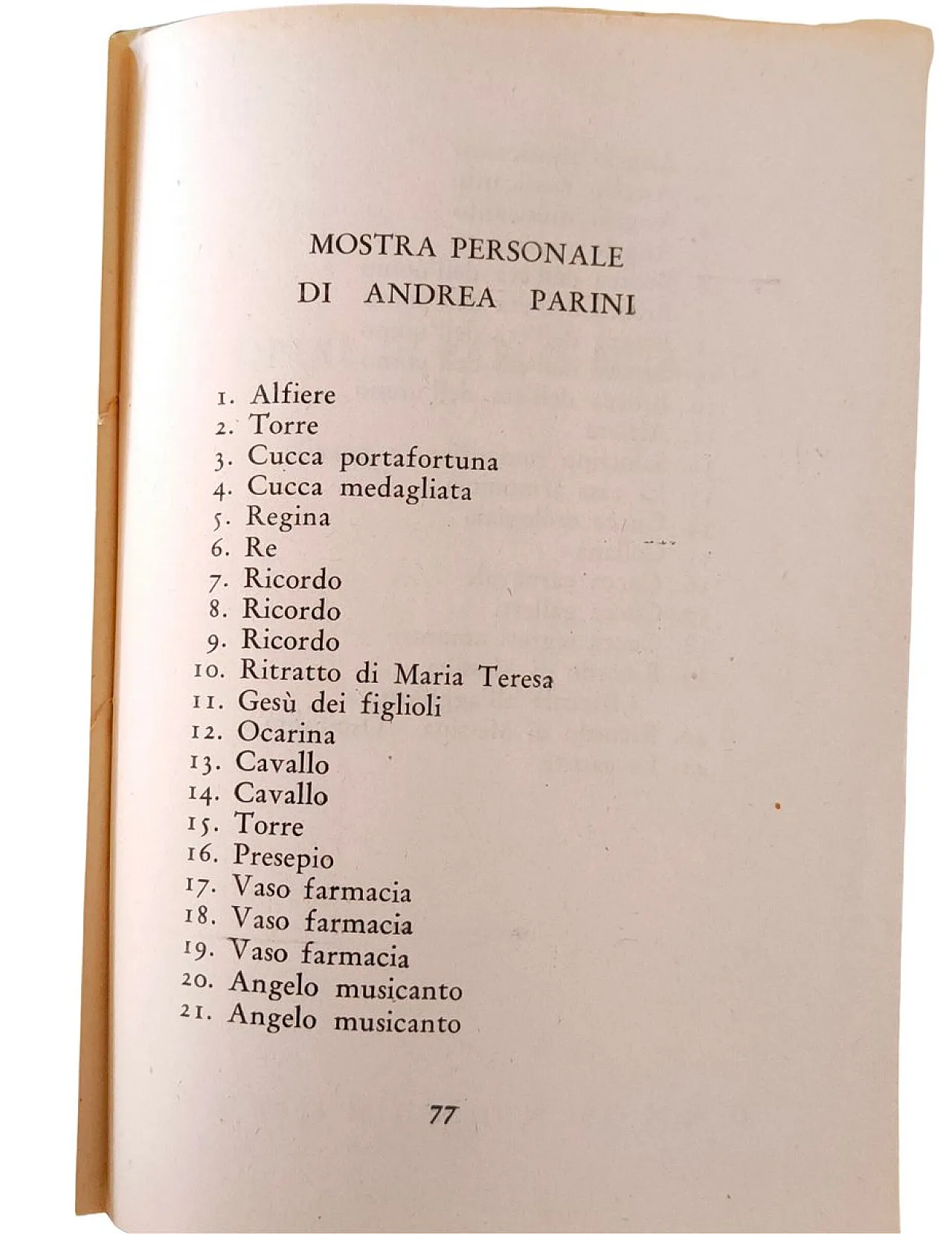 Andrea Parini, scultura in maiolica, anni '50 7