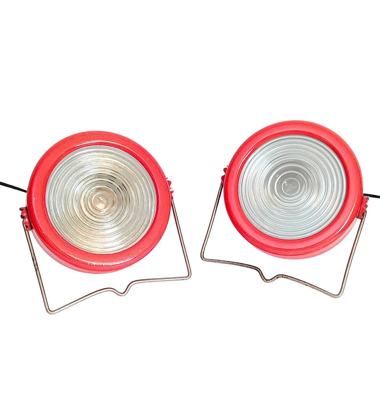 2 Sciuko 2000 lamps by Flos E. A. & Pg Castiglioni for Enel, 1960s 1