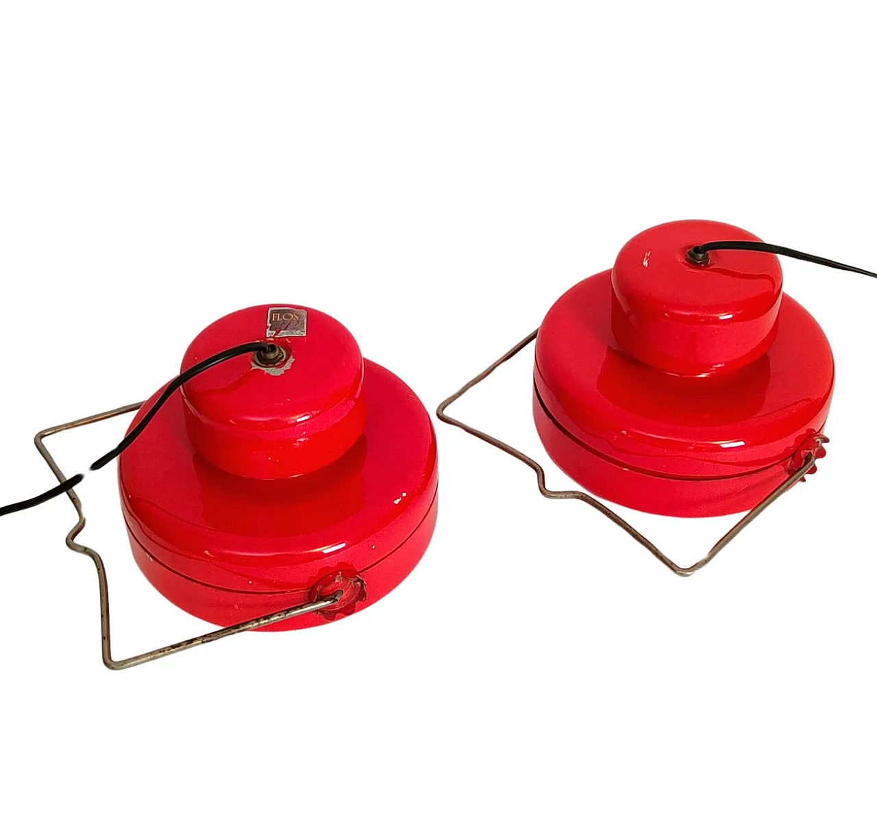 2 Sciuko 2000 lamps by Flos E. A. & Pg Castiglioni for Enel, 1960s 3