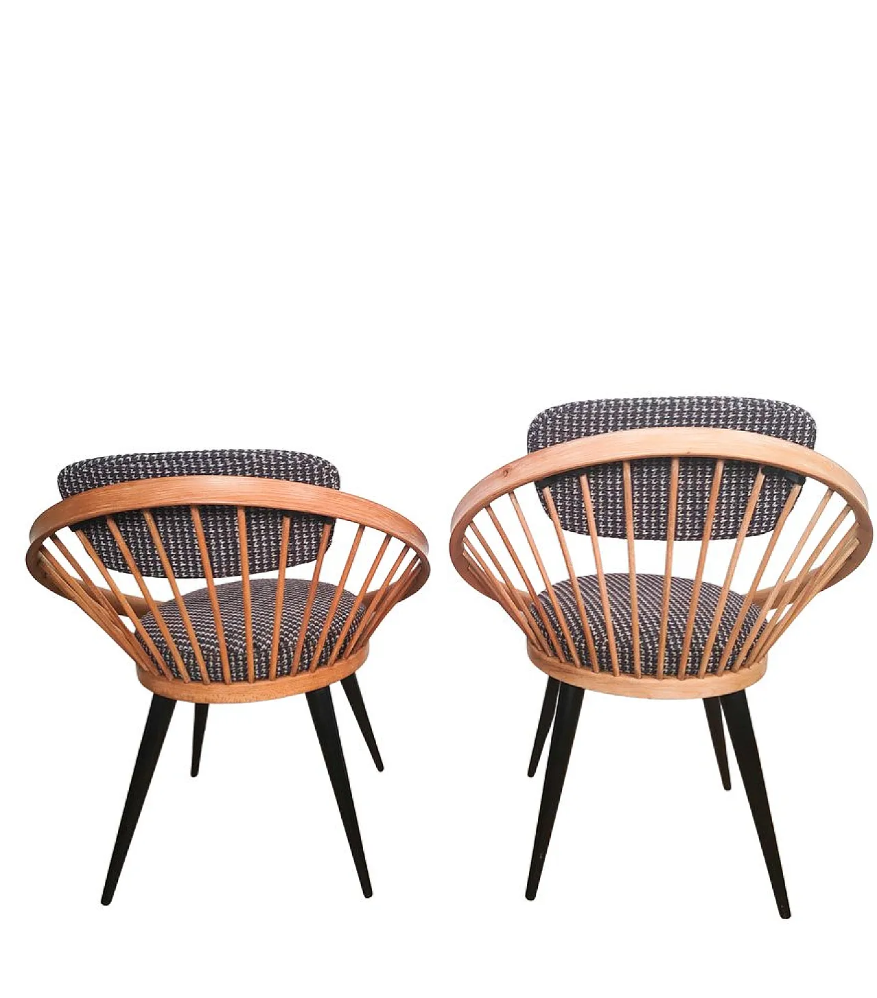 Pair of chairs by Yngve Ekström for Swedese, mid-20th century 2