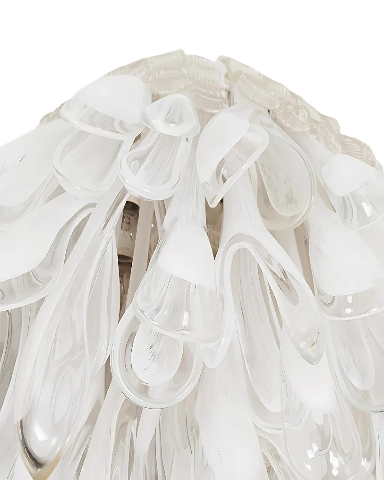 Lampadario petalo di Vistosi, anni '60 3