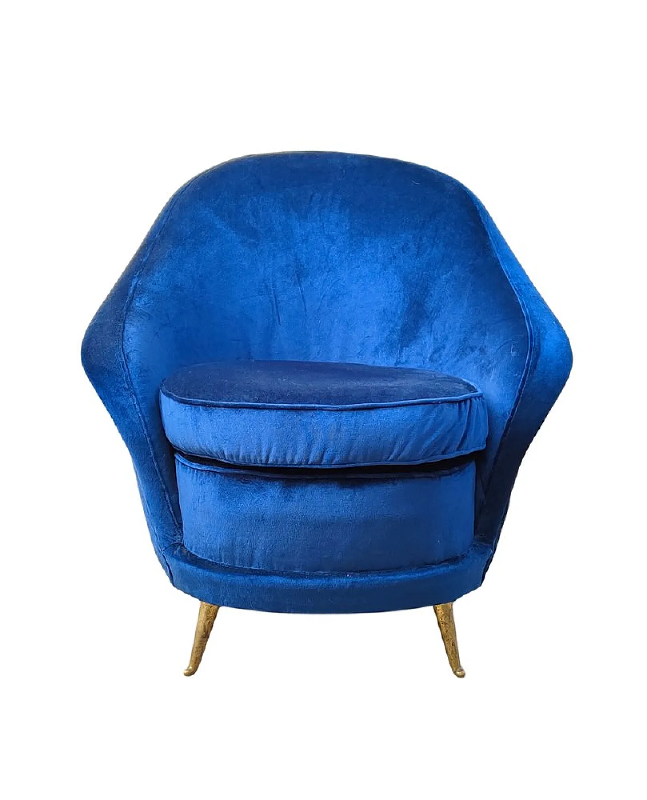 Blue Isa lounge chair, 1950s 2