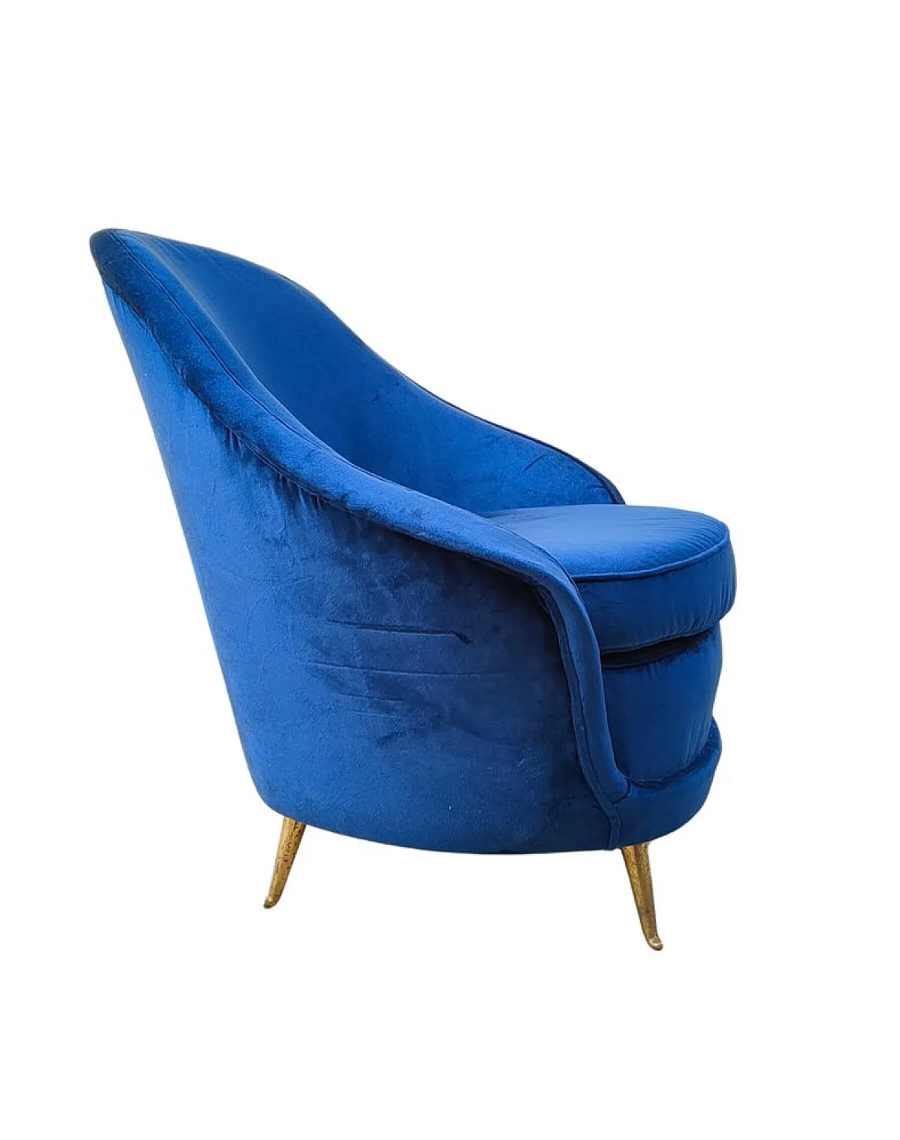 Blue Isa lounge chair, 1950s 3