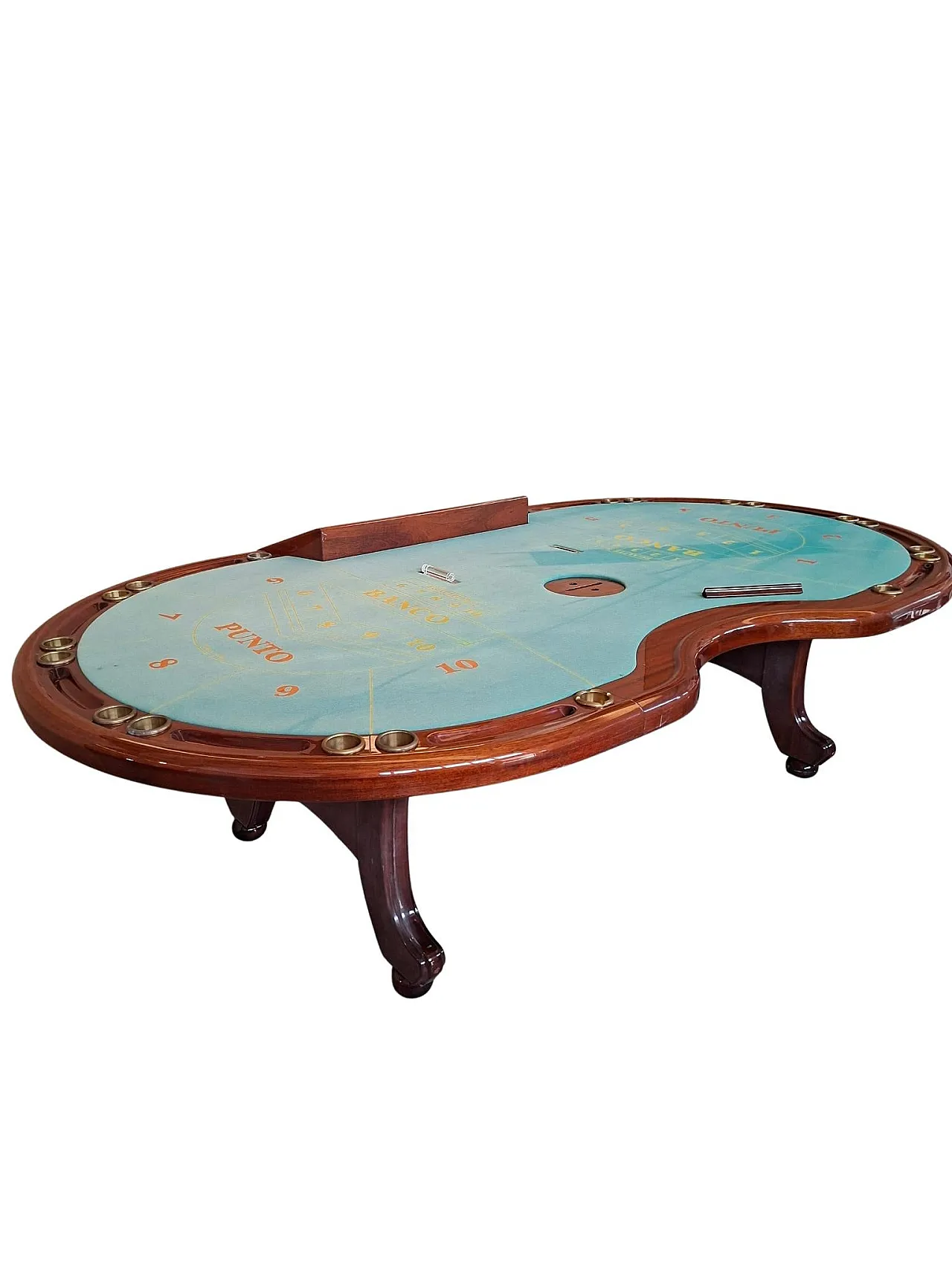 Punto Banco game table, Former Casino of Venice, 1980s 10