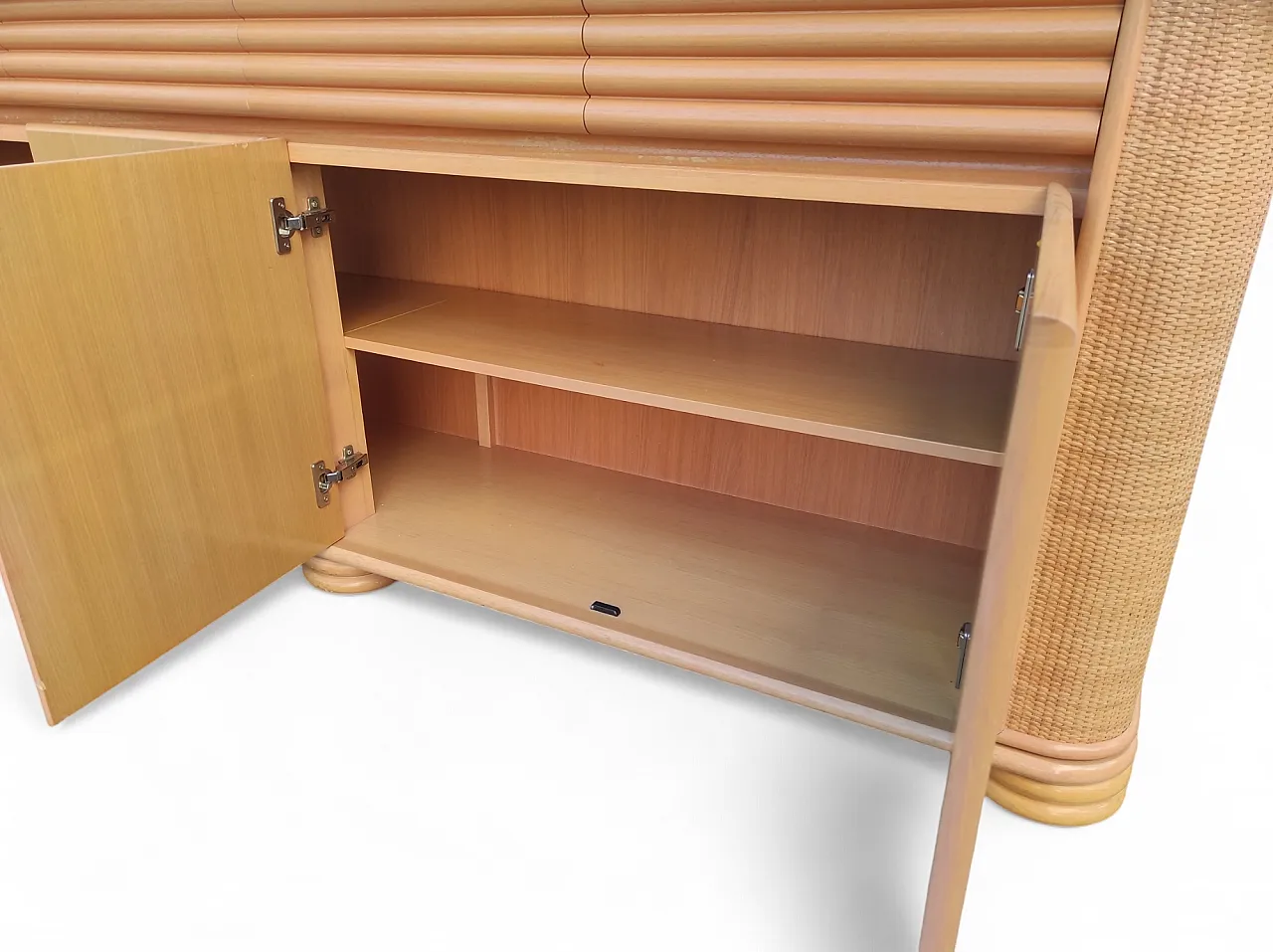 Contromobile in bamboo di Roberti Rattan, anni '60 14