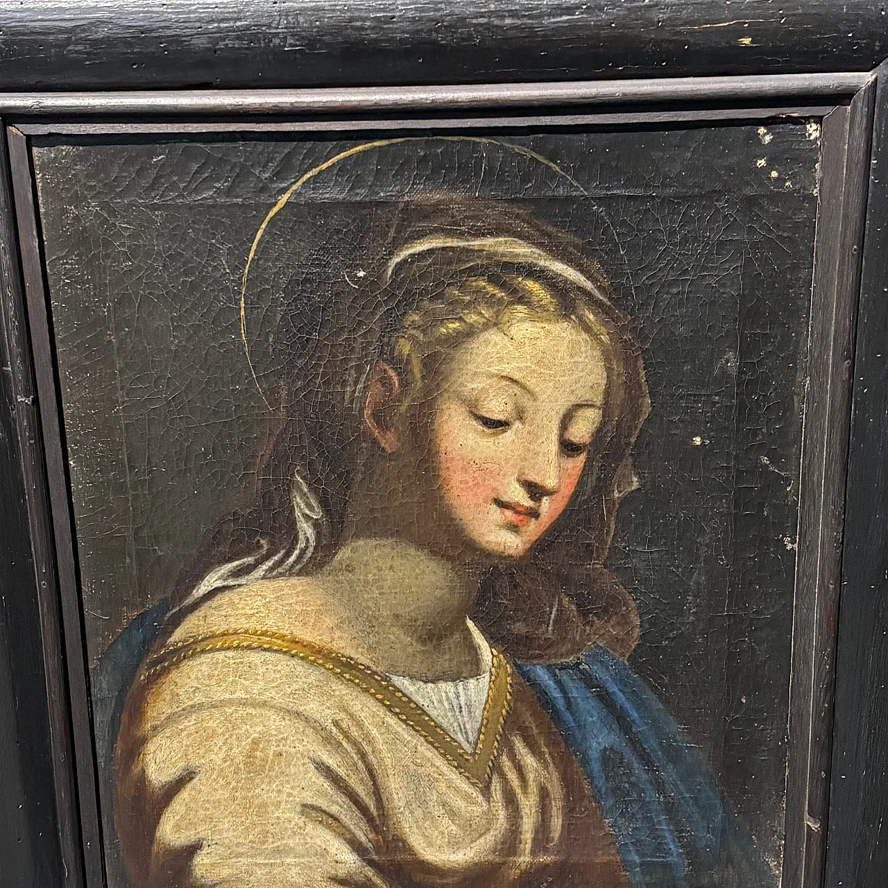 Oil painting on canvas with Mary Magdalene, early 17th century 2
