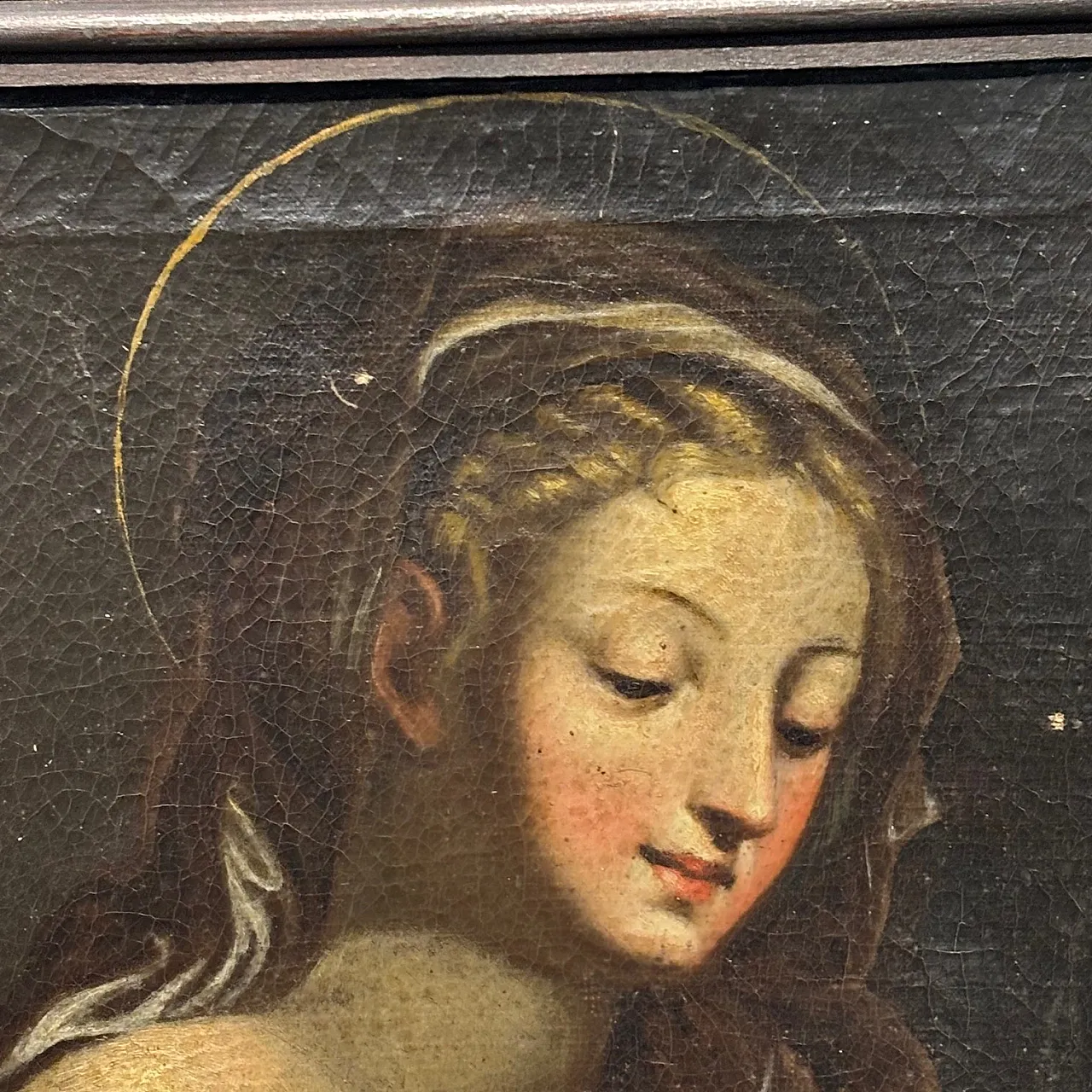 Oil painting on canvas with Mary Magdalene, early 17th century 13