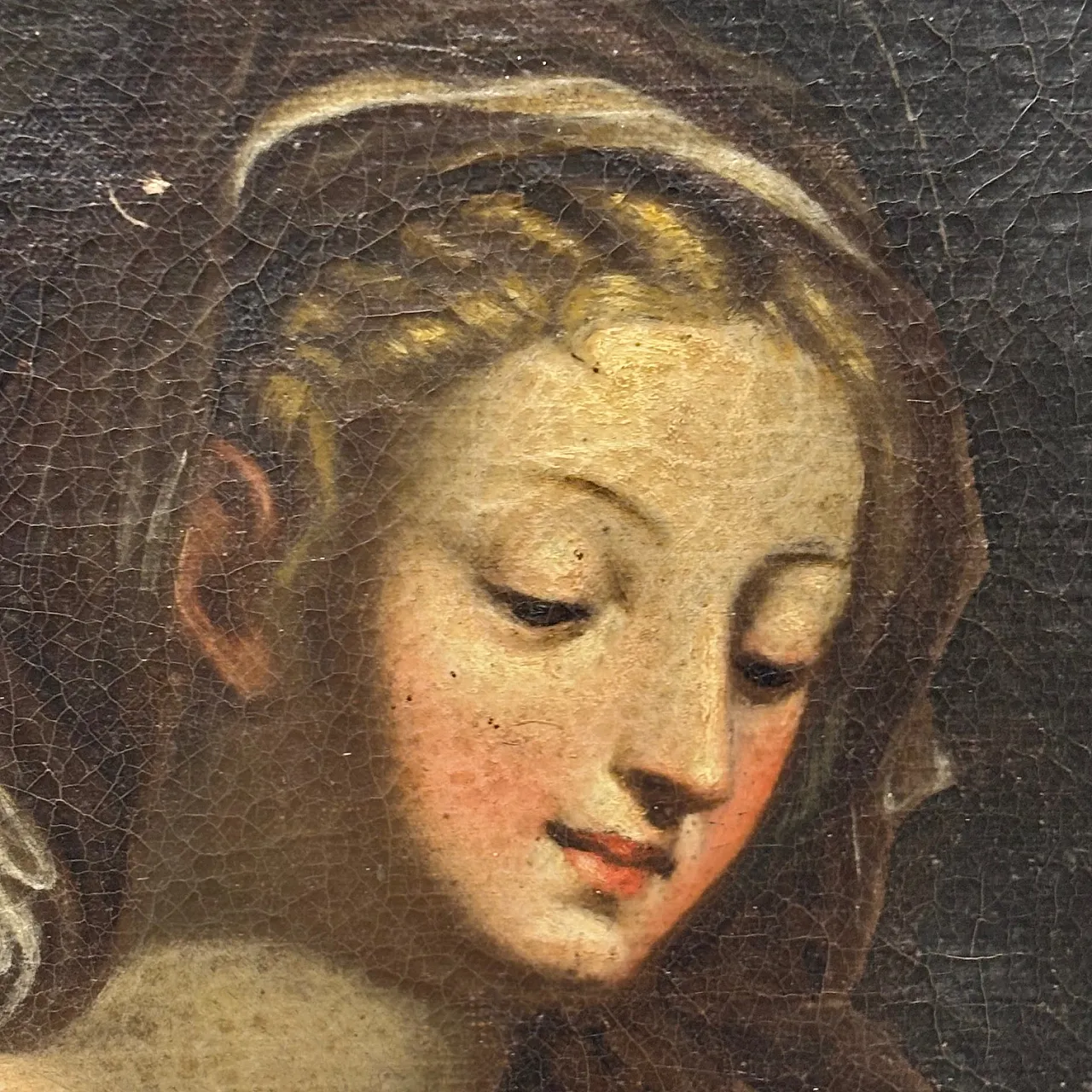 Oil painting on canvas with Mary Magdalene, early 17th century 14