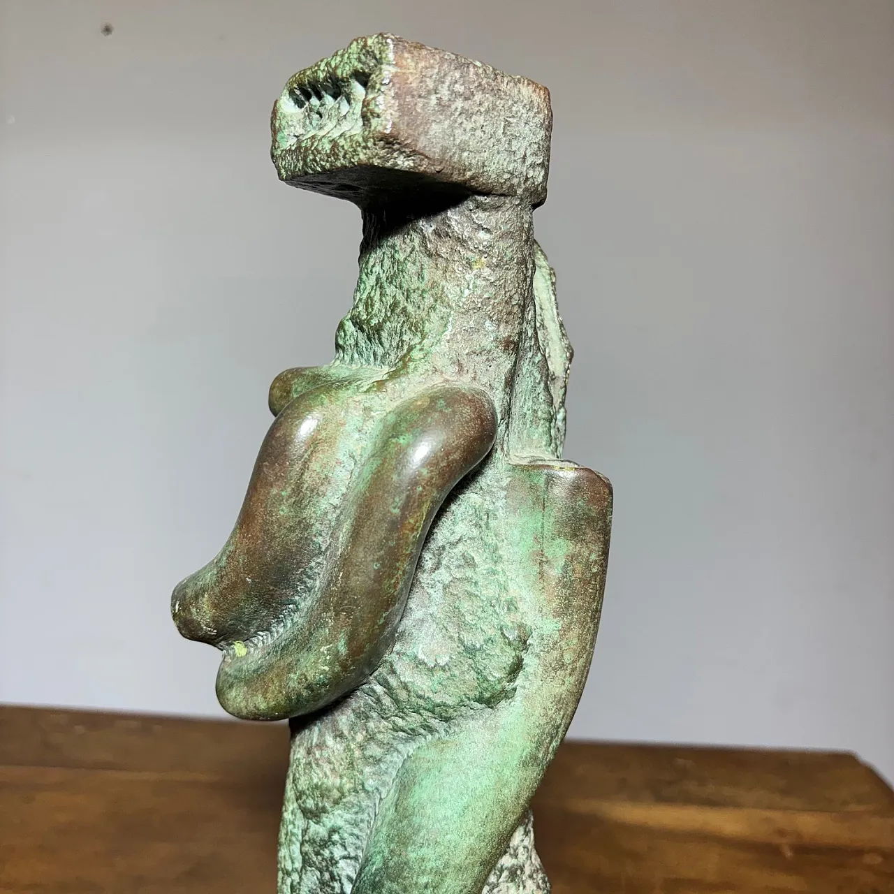 Bronze sculpture totem Horst BoHm Kronach. Germany, 80s 6