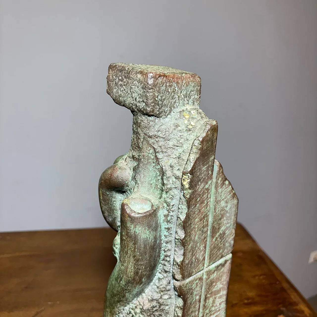 Bronze sculpture totem Horst BoHm Kronach. Germany, 80s 11