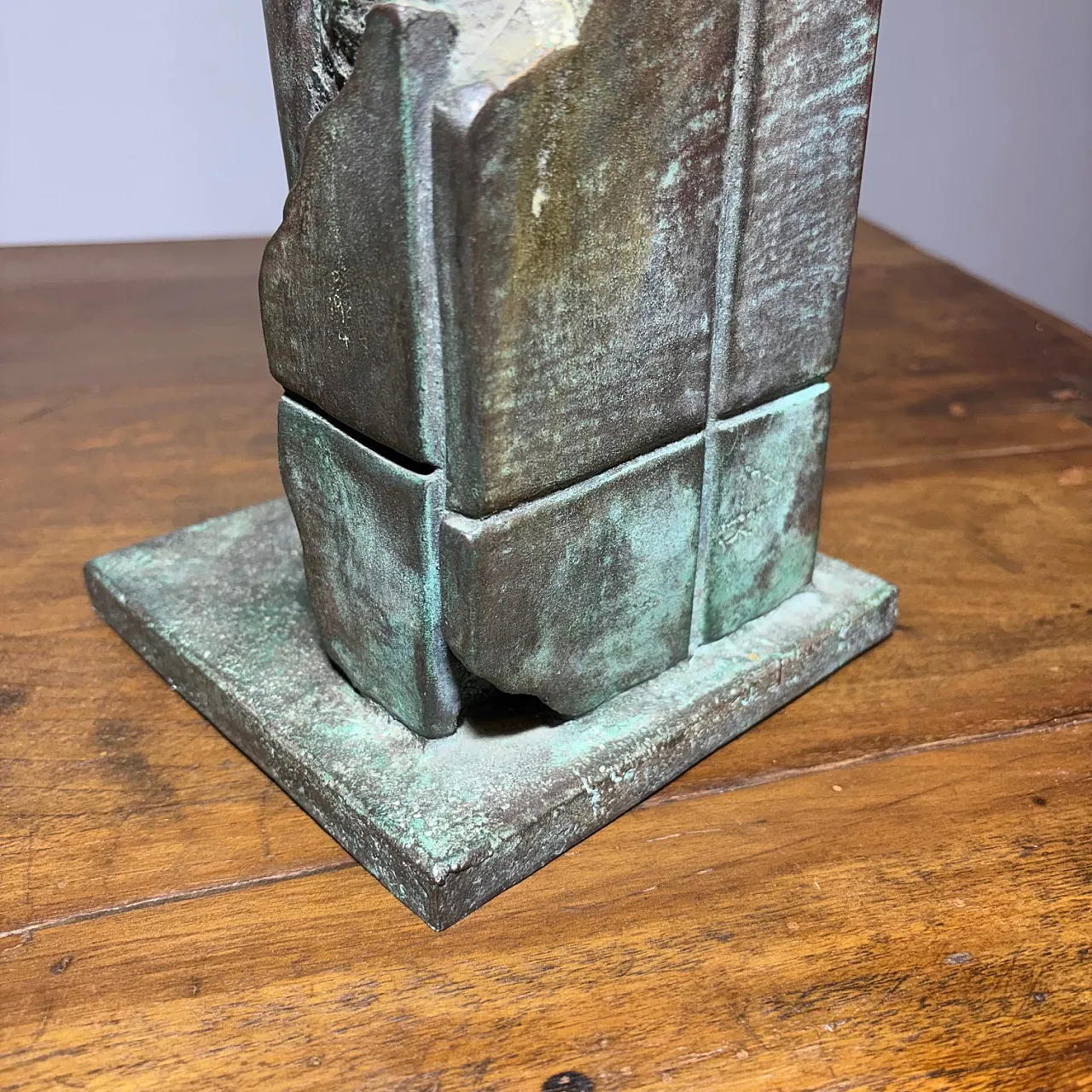 Bronze sculpture totem Horst BoHm Kronach. Germany, 80s 13