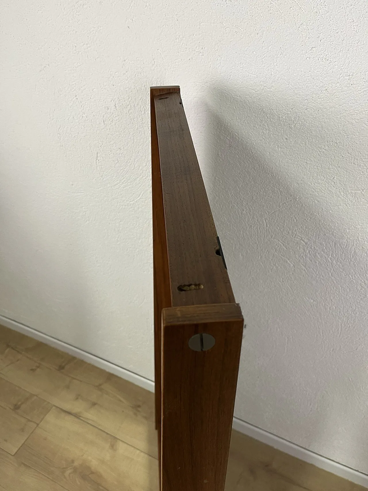 Specchio da terra in legno, anni '60 13