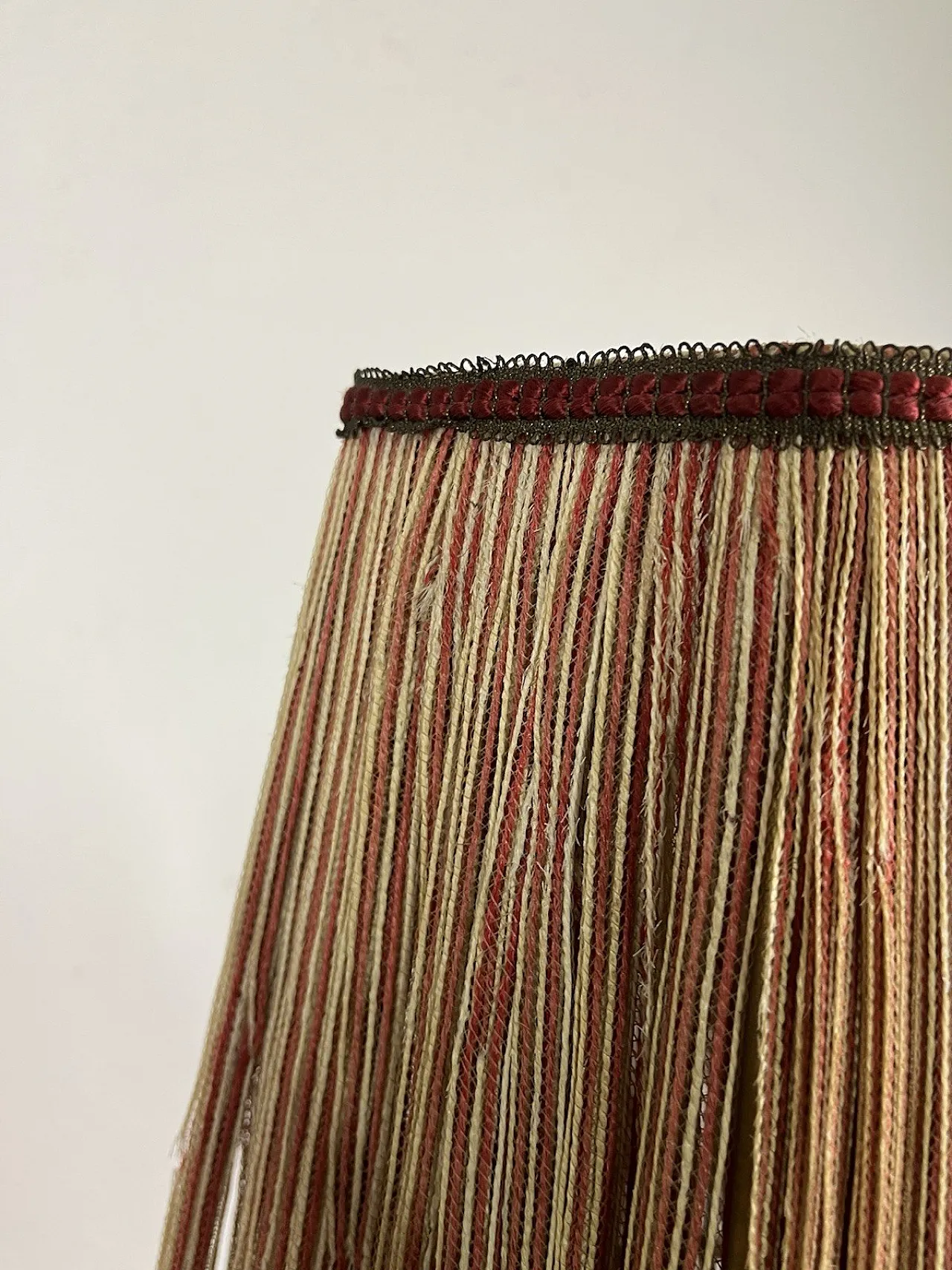 Lampada da terra in ferro e tessuto, anni '40 16