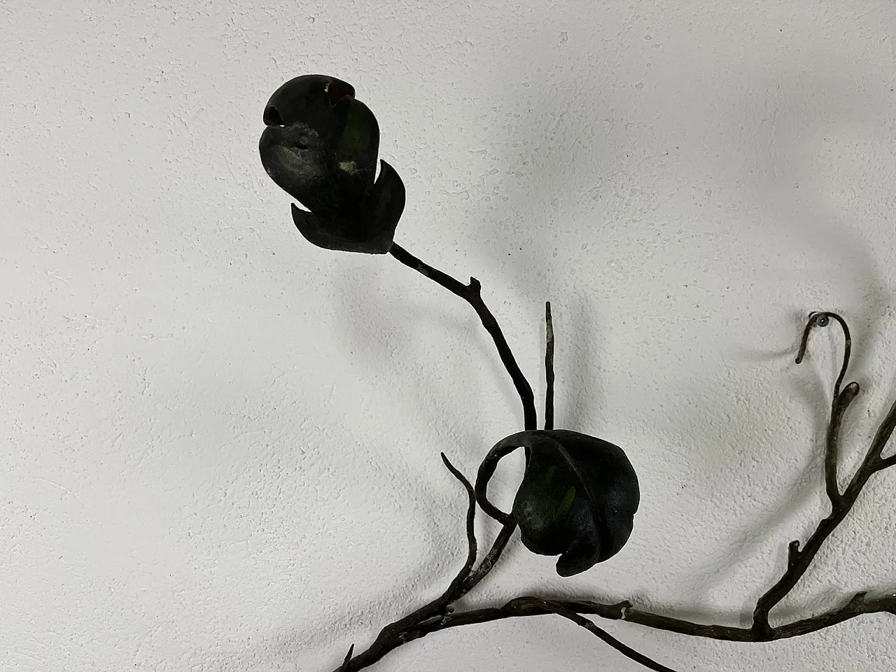 Appendiabito scultura in ferro, anni '70 2