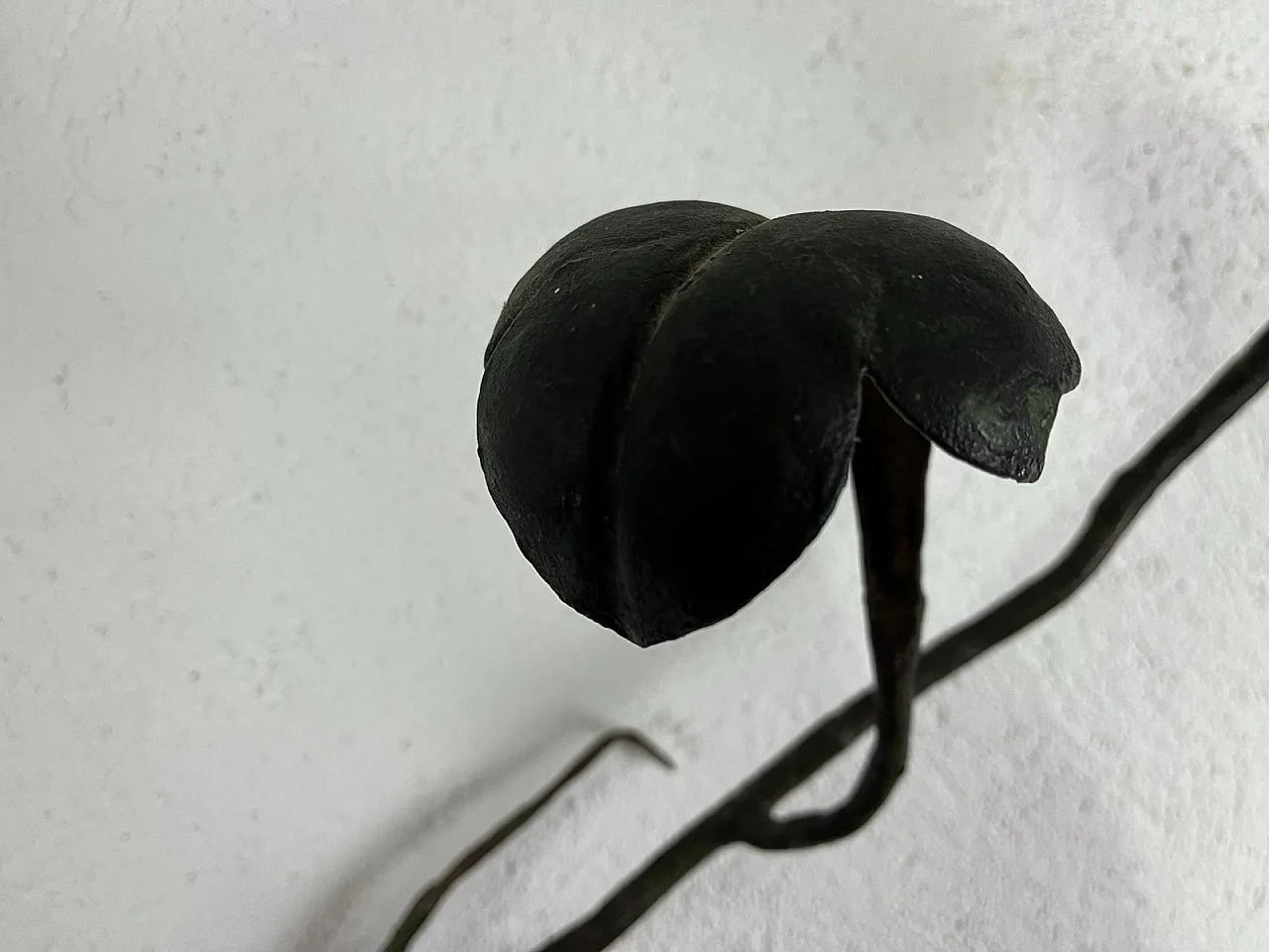 Appendiabito scultura in ferro, anni '70 7