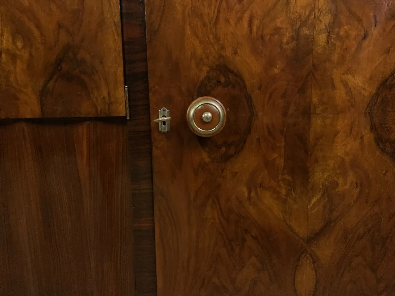 Rationalist root wood furniture sideboard, 1940s 6