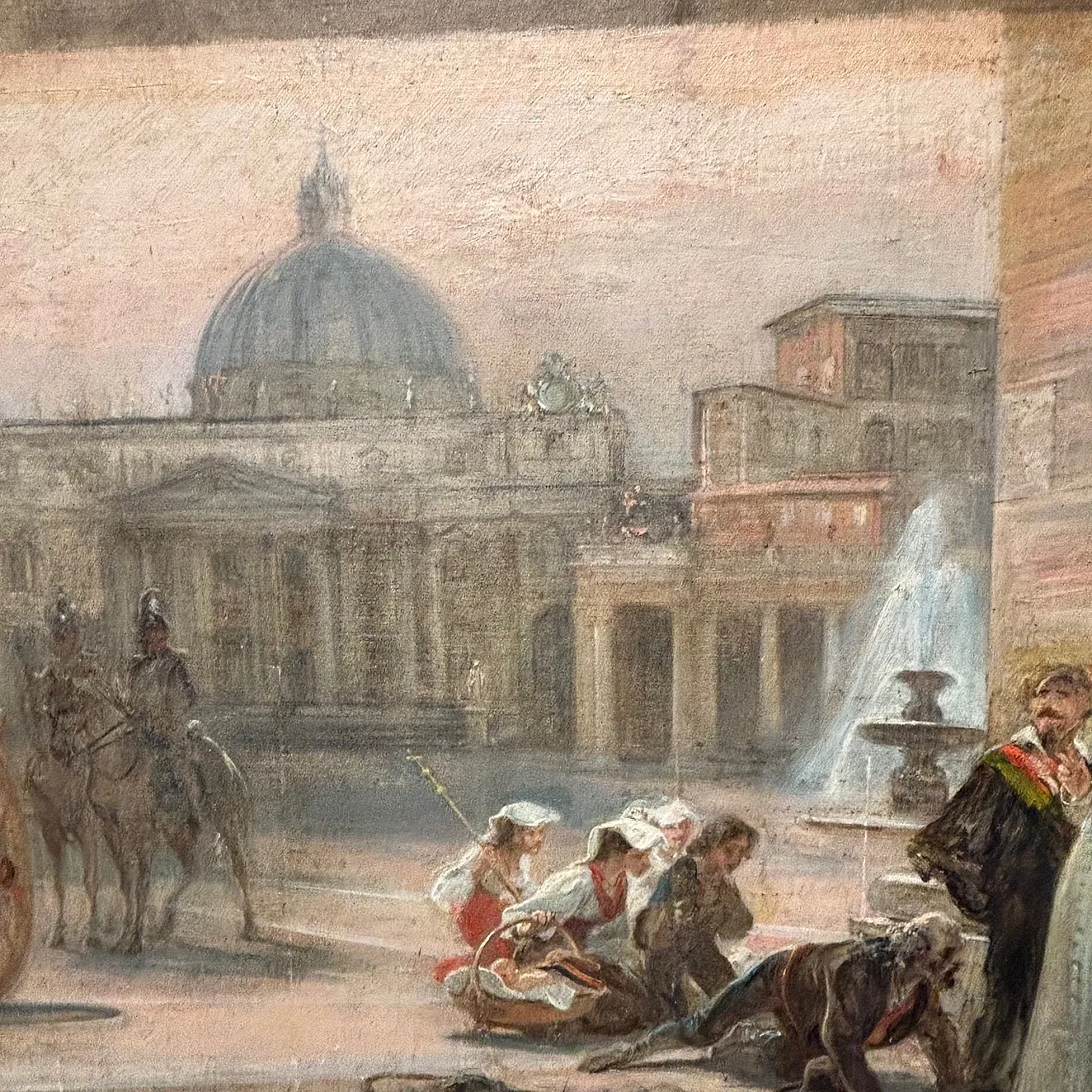 Cesare Dies, Leo XIII with diplomats, oil painting, 19th century 23