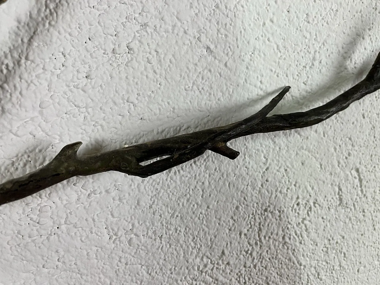 Appendiabito scultura in ferro, anni '70 16