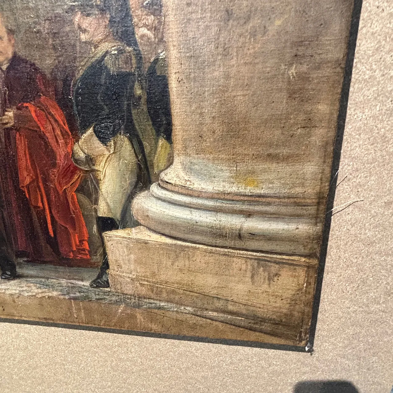 Cesare Dies, Leo XIII with diplomats, oil painting, 19th century 36