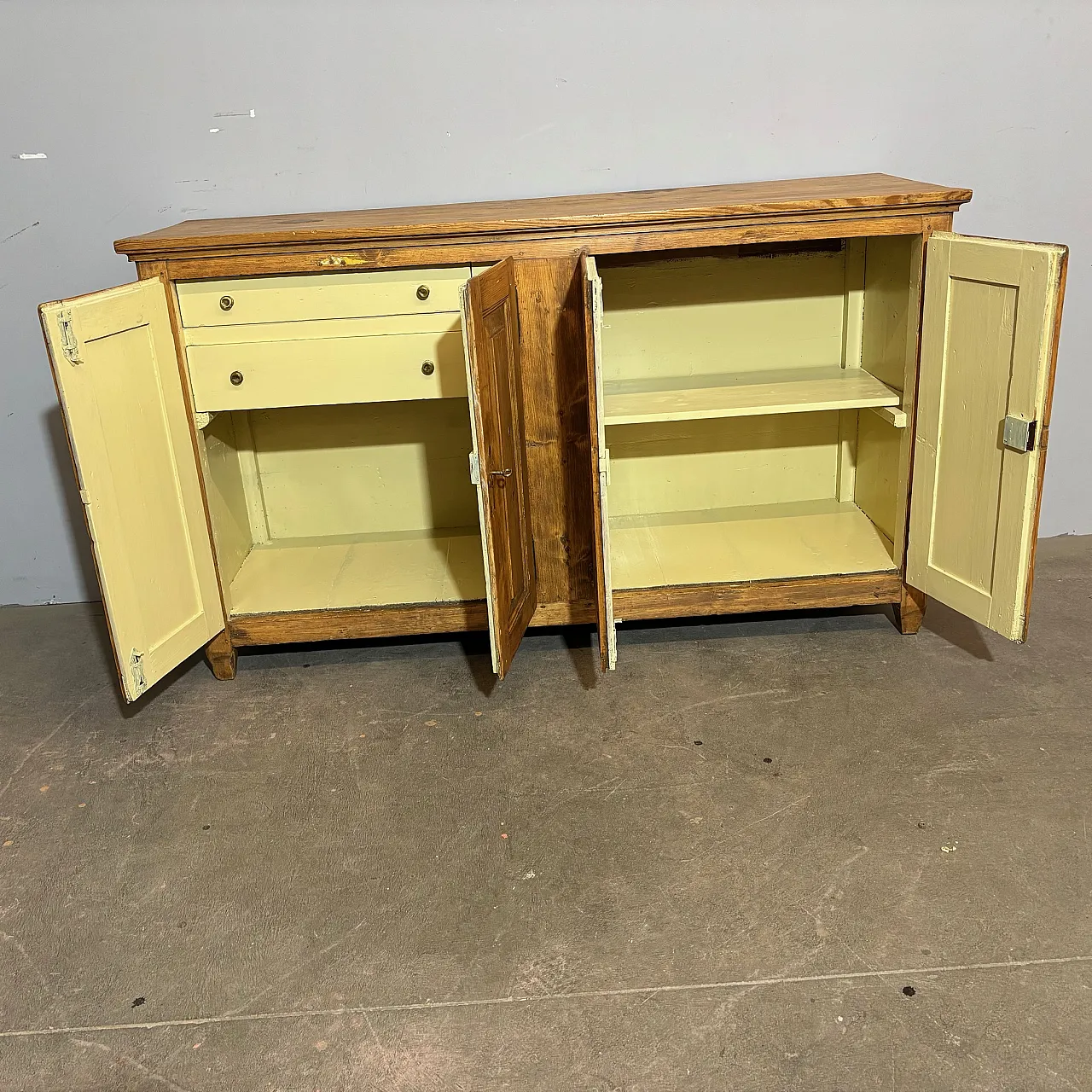 Credenza servante toscana a quattro sportelli , '800 8